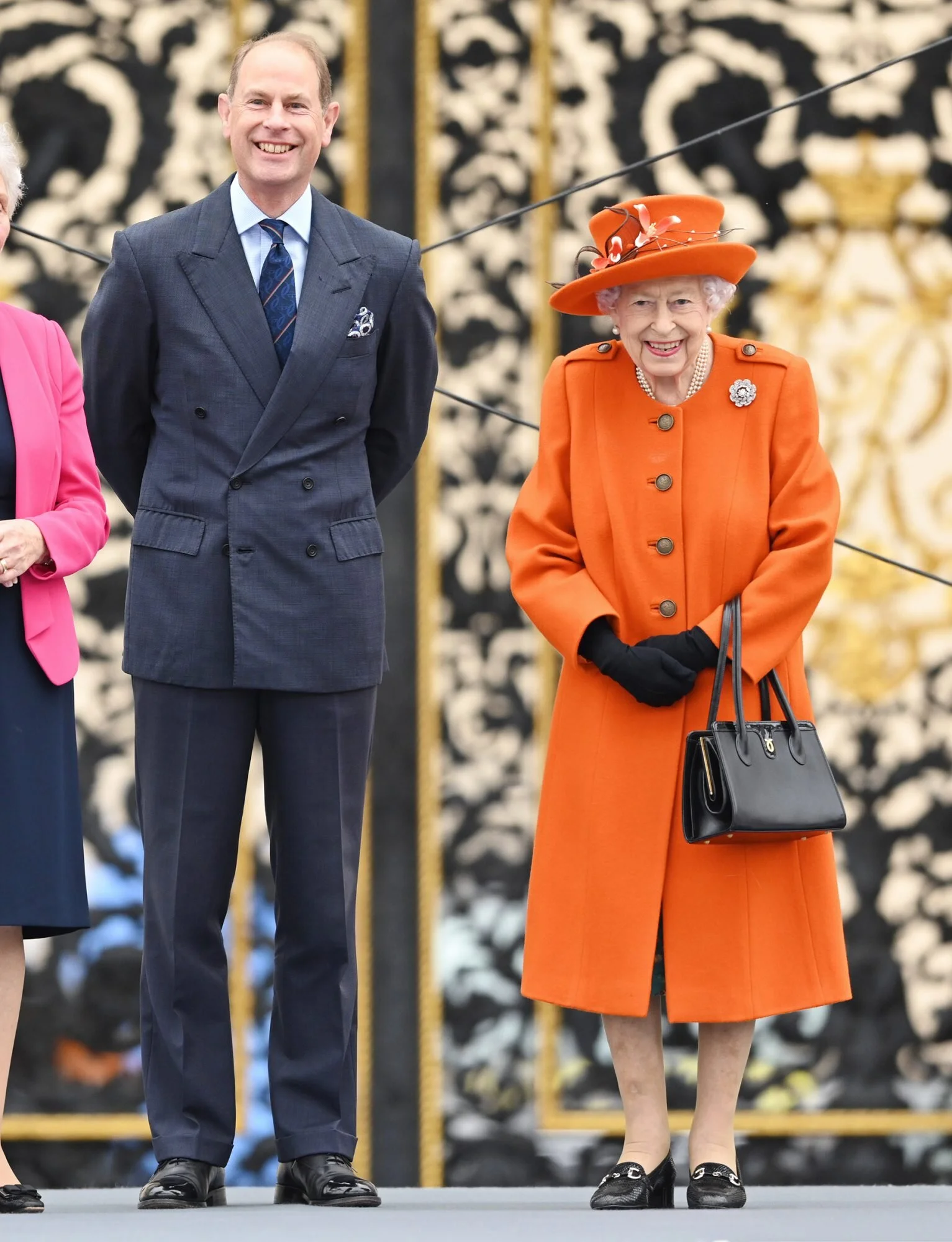 Queen Elizabeth II and the Earl of Wessex Attend Baton RElay for Birmingham 2022