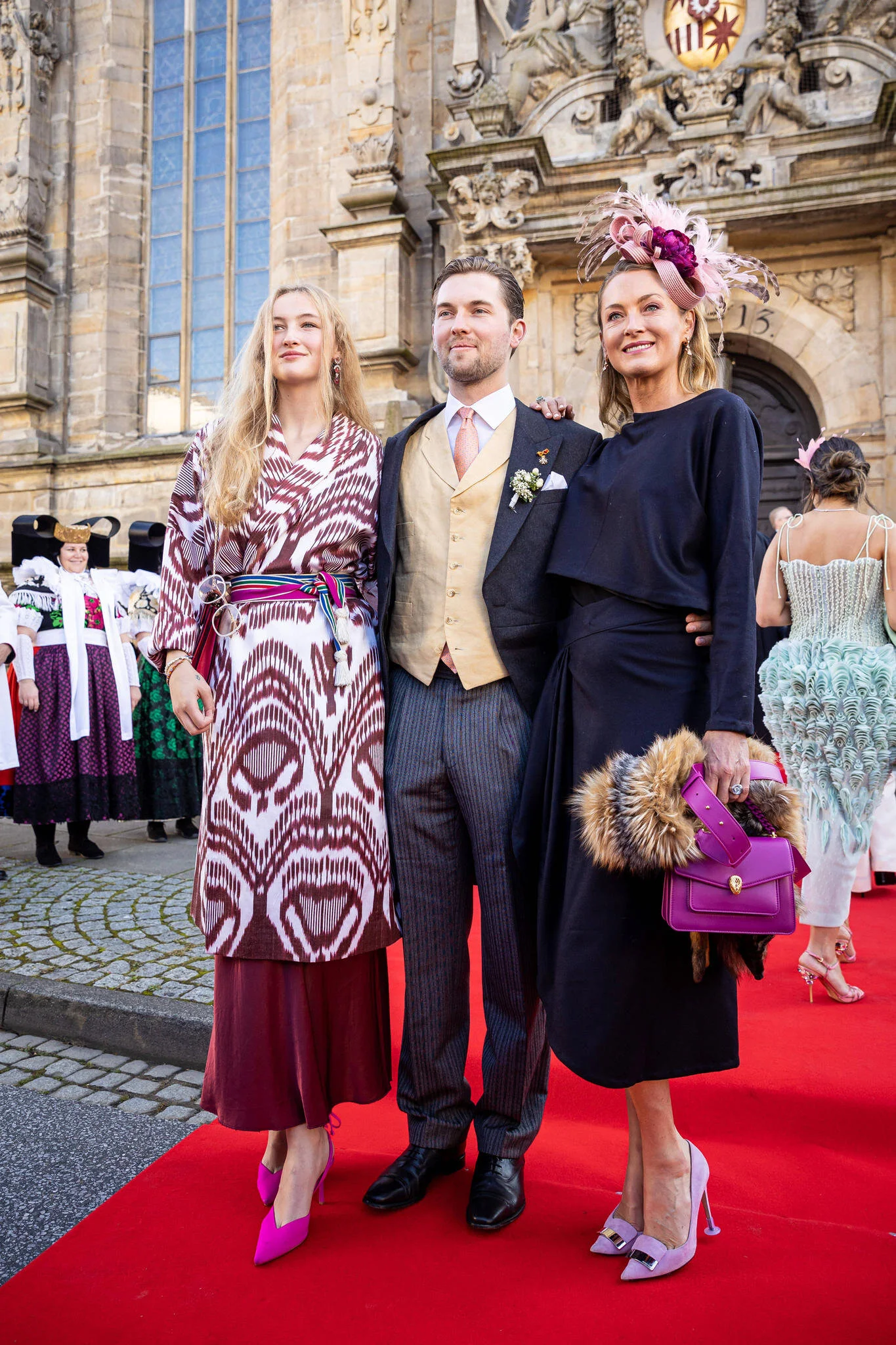 Princess Marie-Louise Attends Wedding of Prince Alexander and Mahkameh Navabi