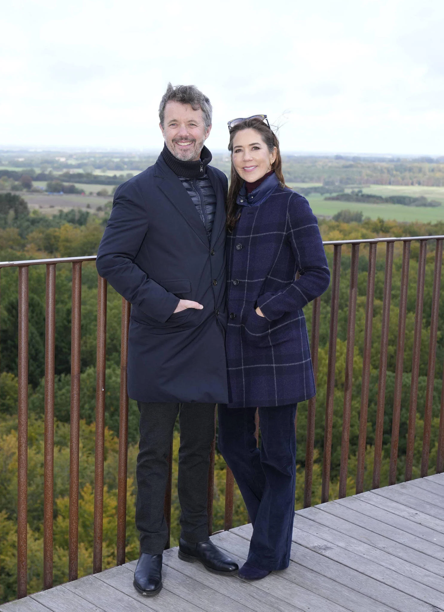 The Crown Prince and Crown Princess of Denmark Visit Haslev