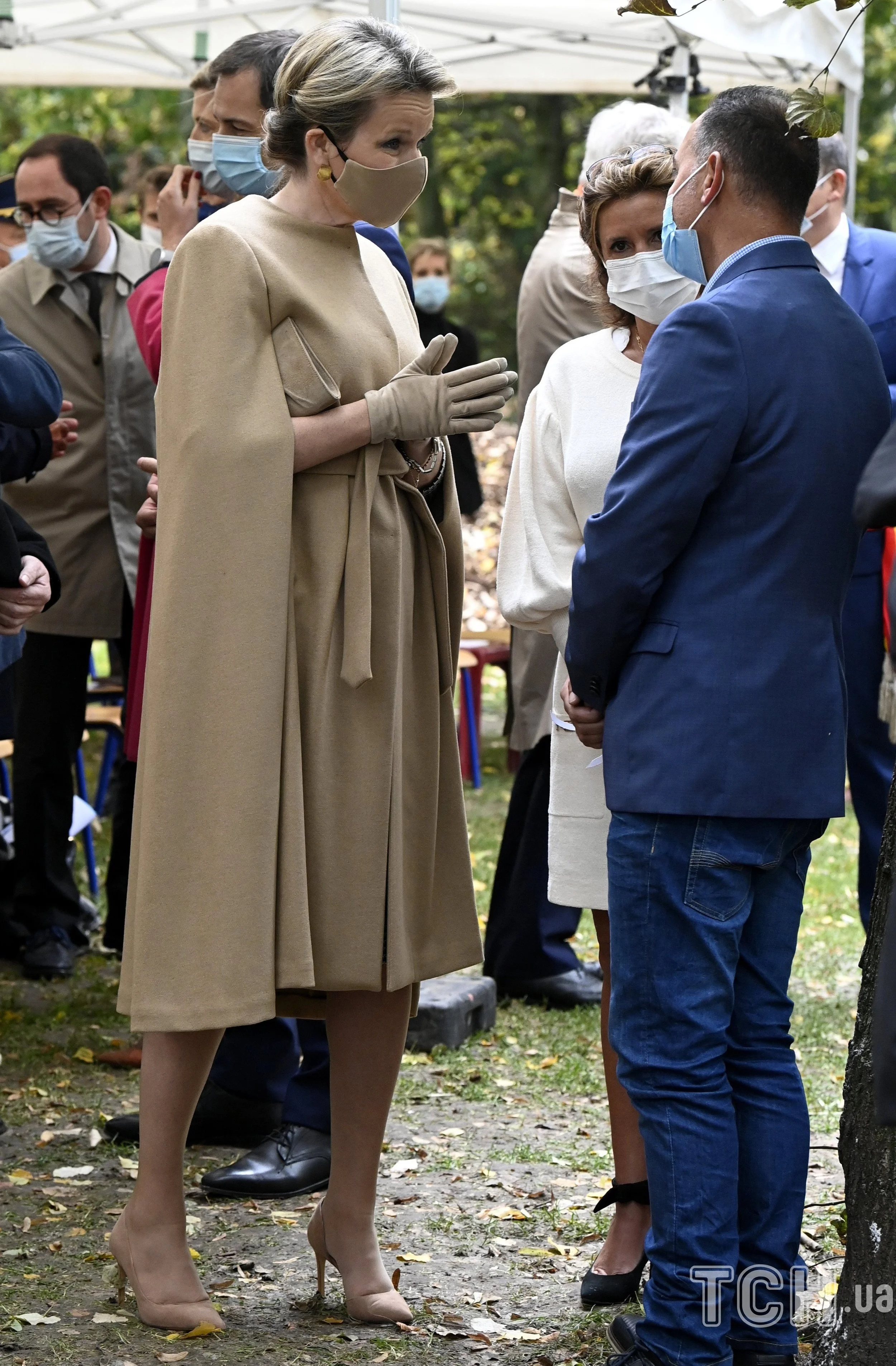 Queen Mathilde Commemorates the 25th Anniversary of the White March
