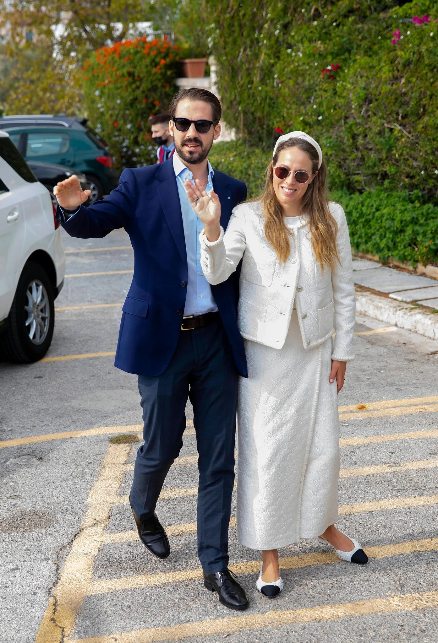 Prince Philippos and Princess Nina Attend Reception at Yacht Club of Greece