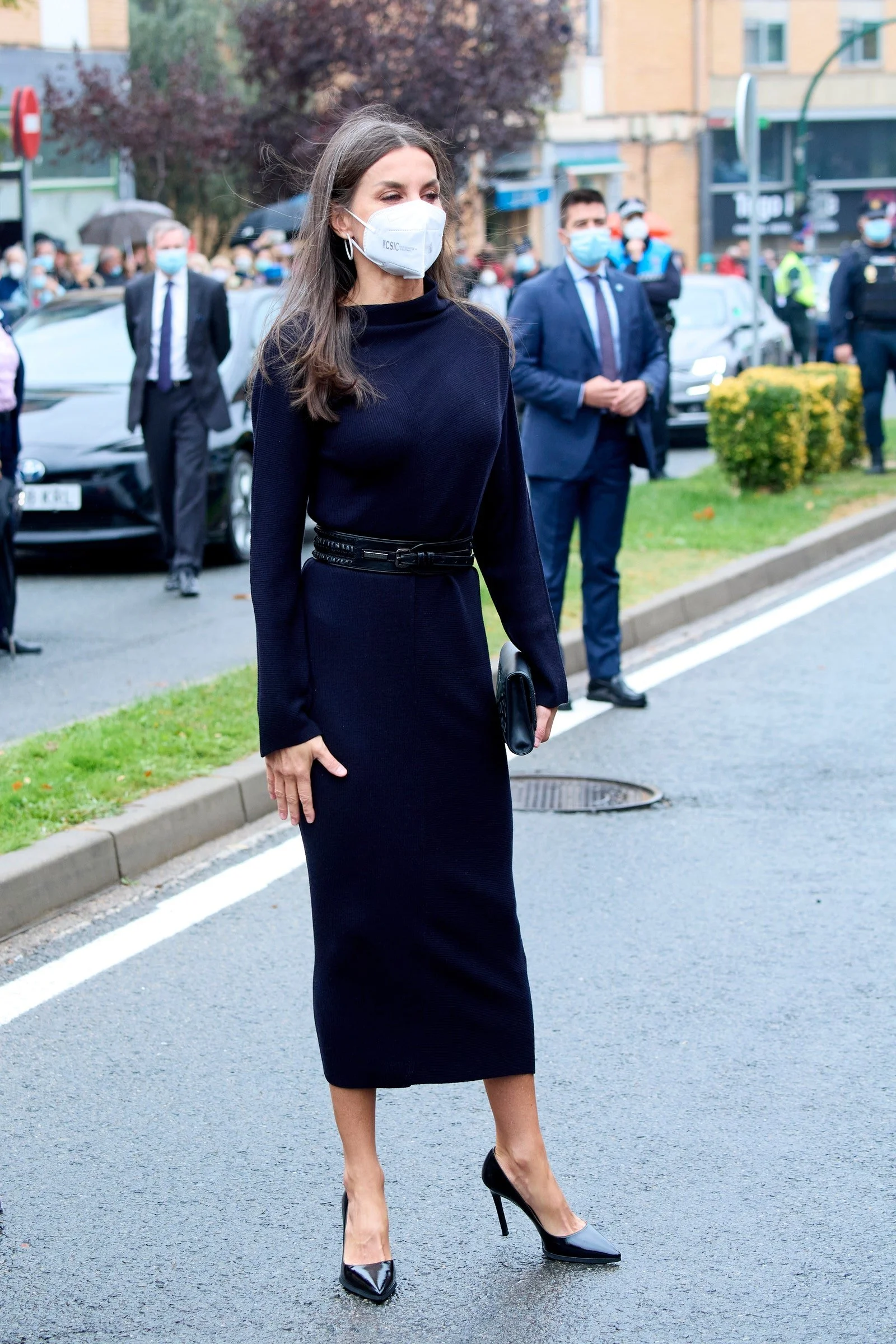 Queen Letizia Attends Opera Prima Film Festival in Tudela