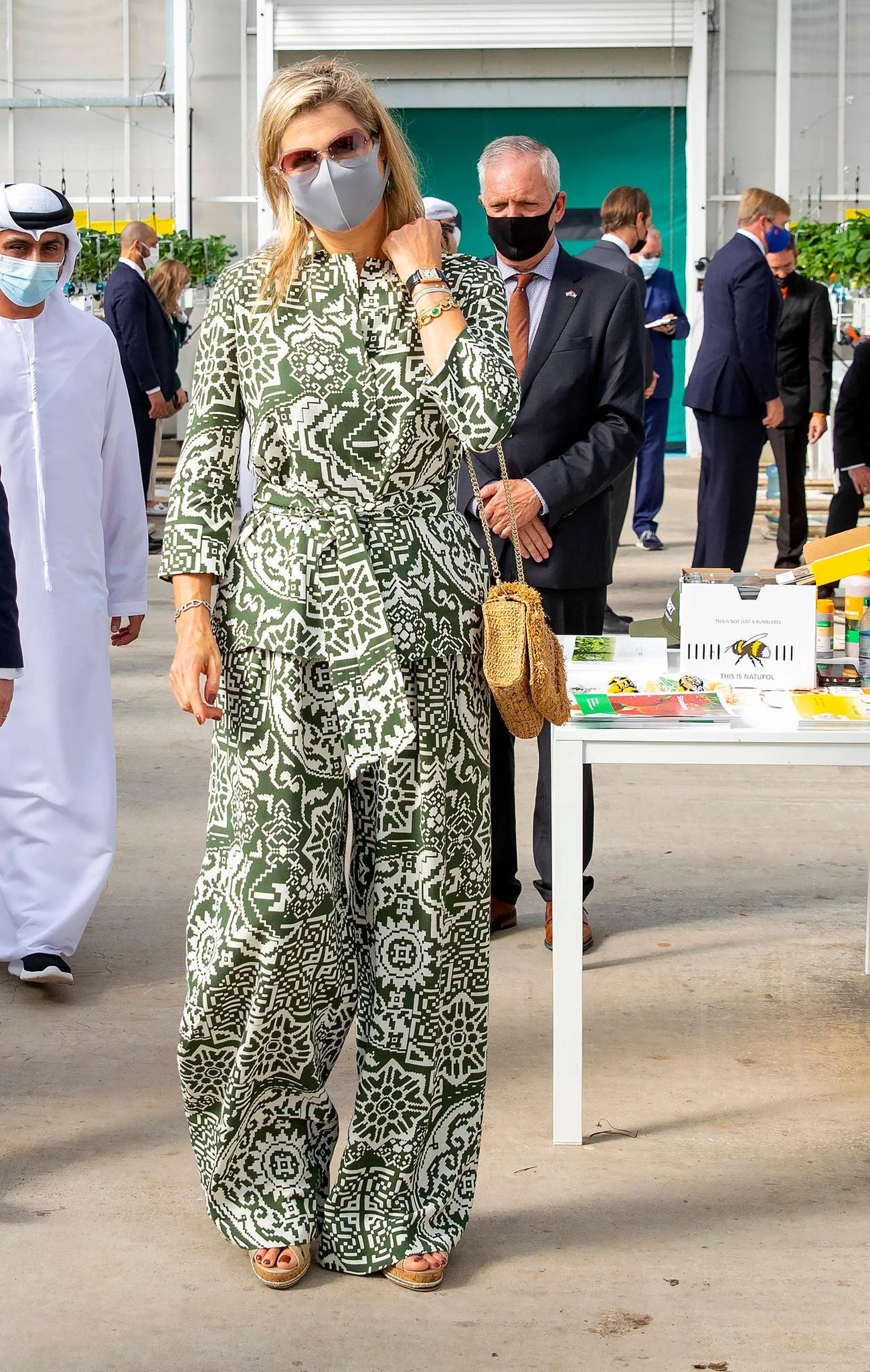 Queen Maxima Visits Greenhouse Farm in Nahil, Dubai