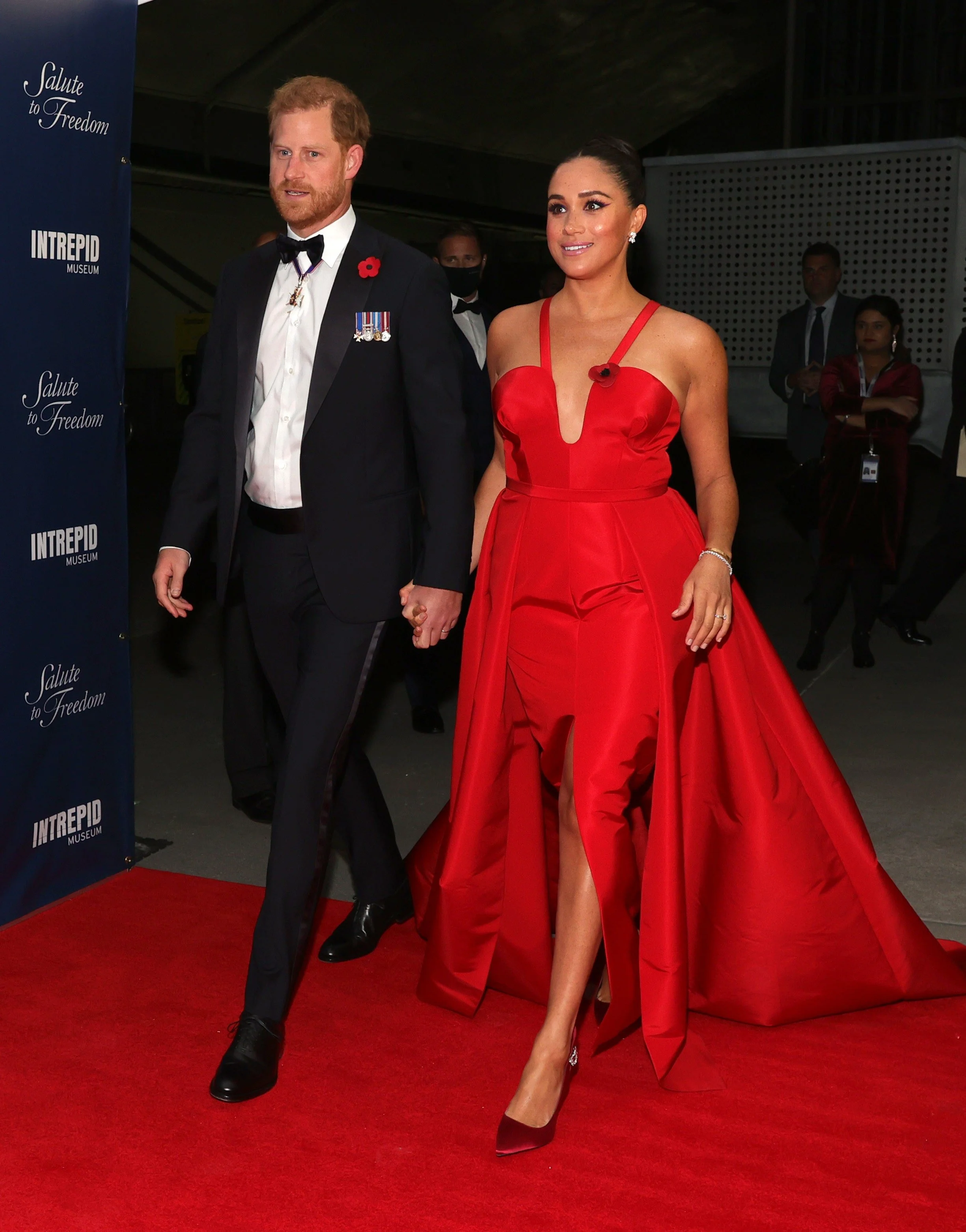 The Duke and Duchess of Sussex Attend Salute To Freedom 2021