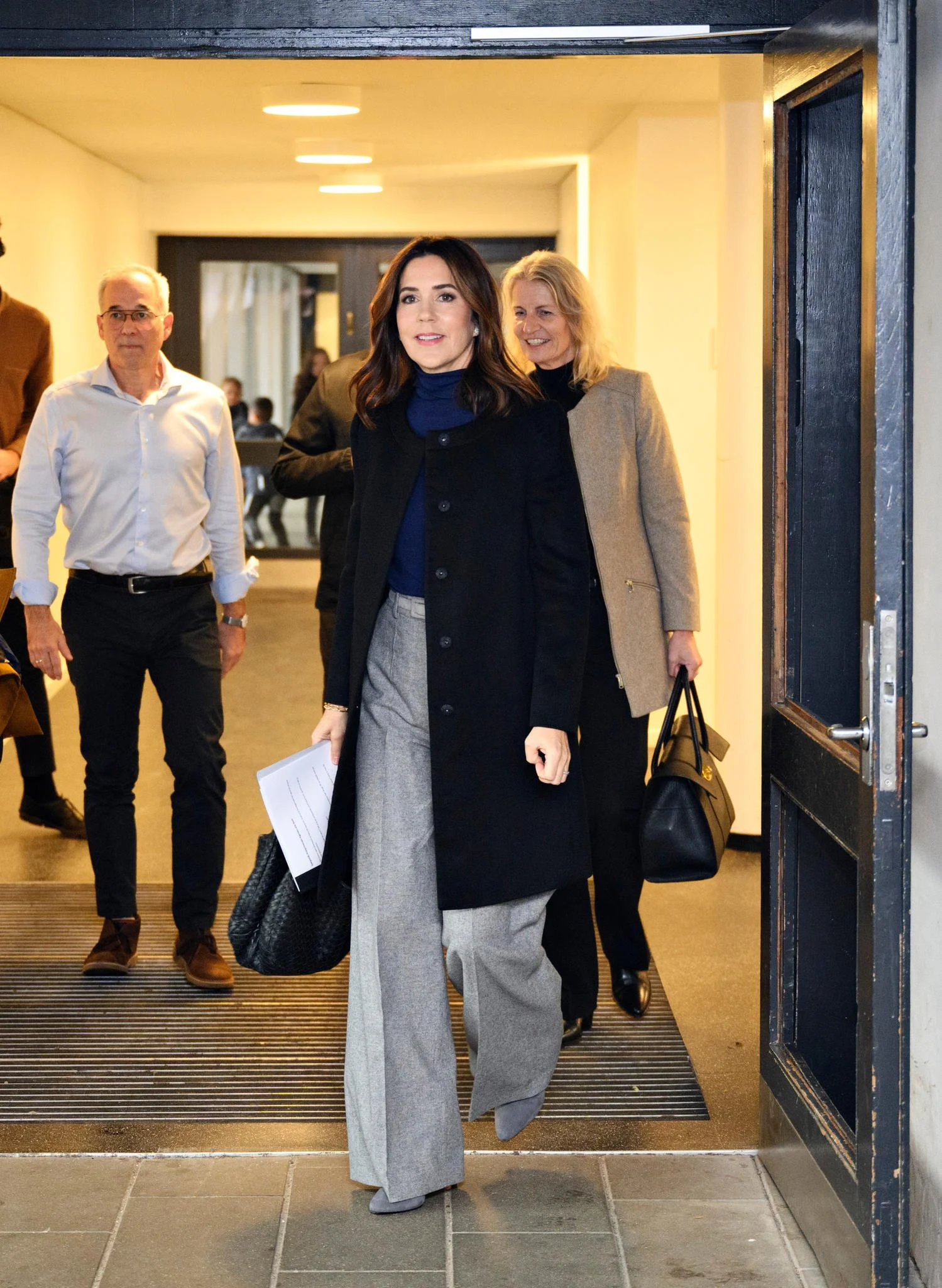 Crown Princess Mary Visits Vigerslev Allés School