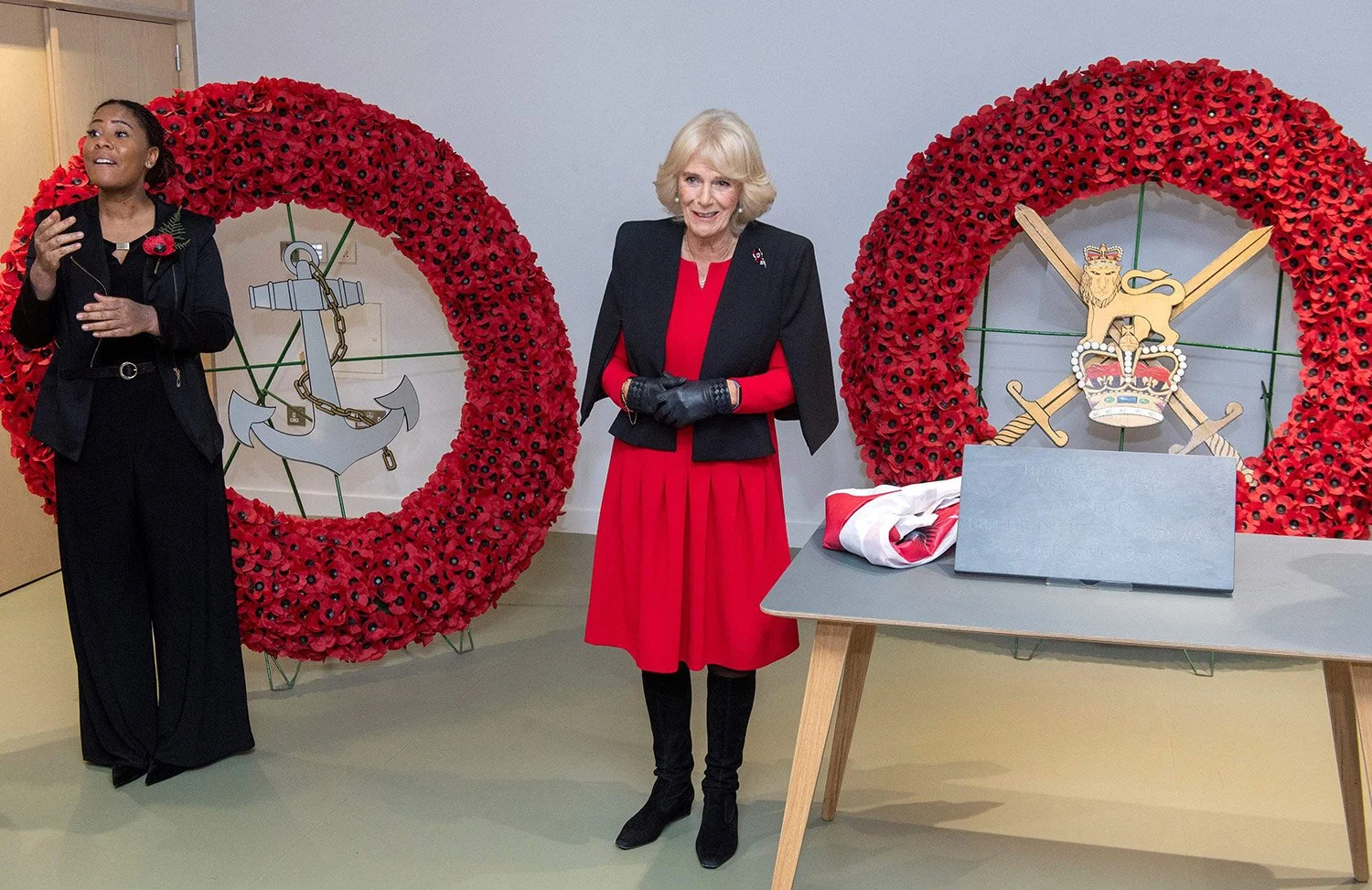 The Duchess of Cornwall Visits Poppy Factory
