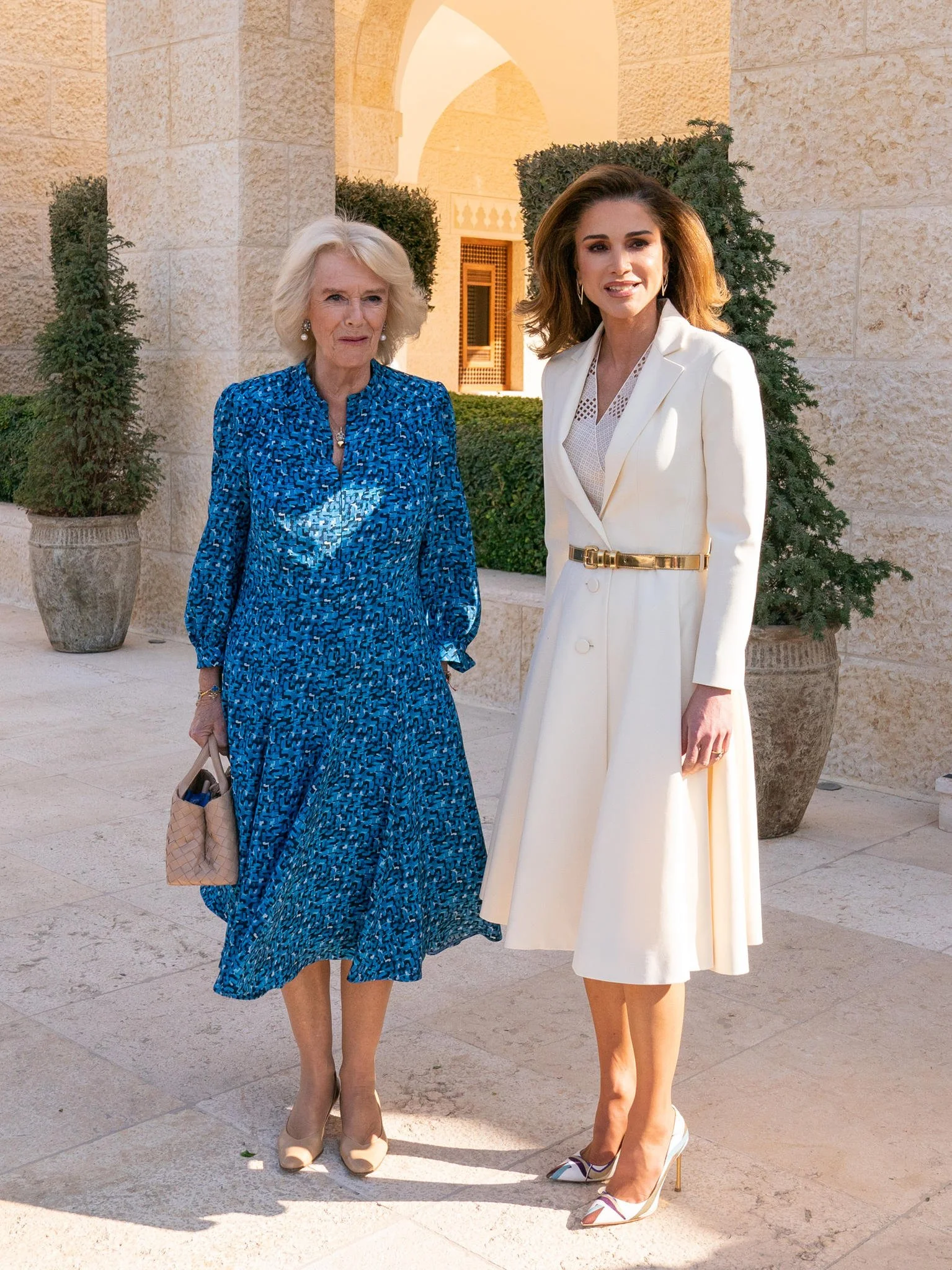The King and Queen of Jordan Welcome the Prince of Wales and the Duchess of Cornwall