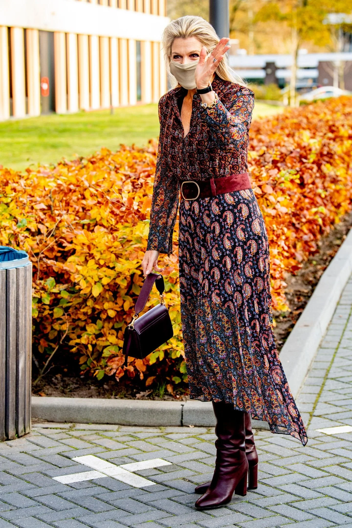 Queen Maxima Visits Amphia Hospital in Breda