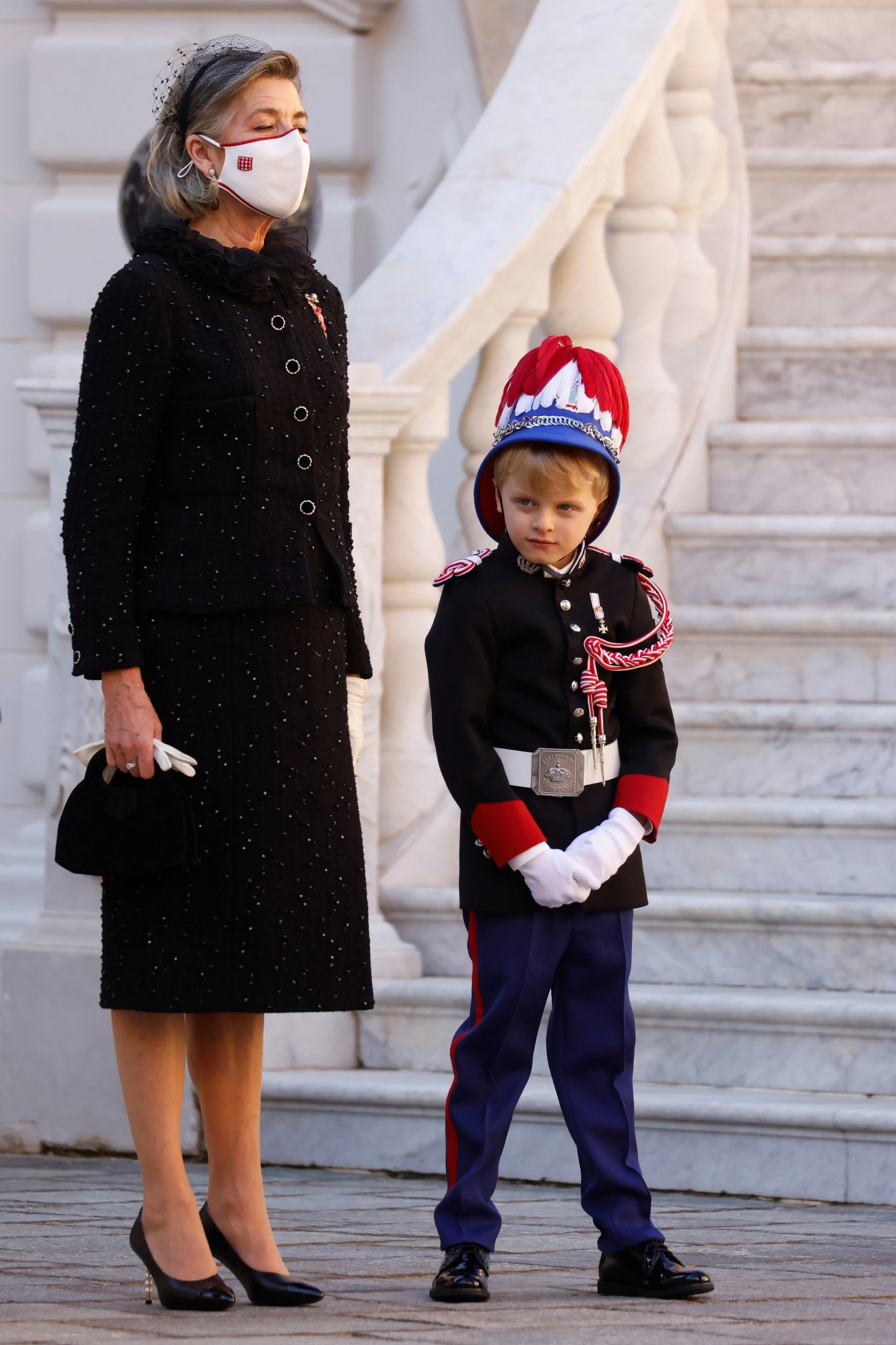 Princess Caroline Attends National Day 2021 Celebrations