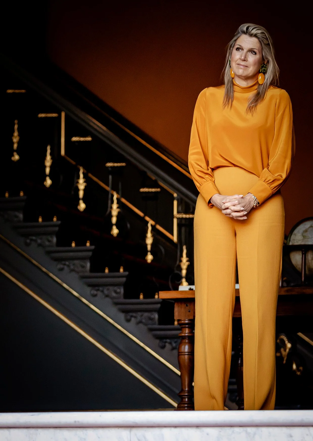 Queen Maxima Meets with the Foreign Minister of South Africa