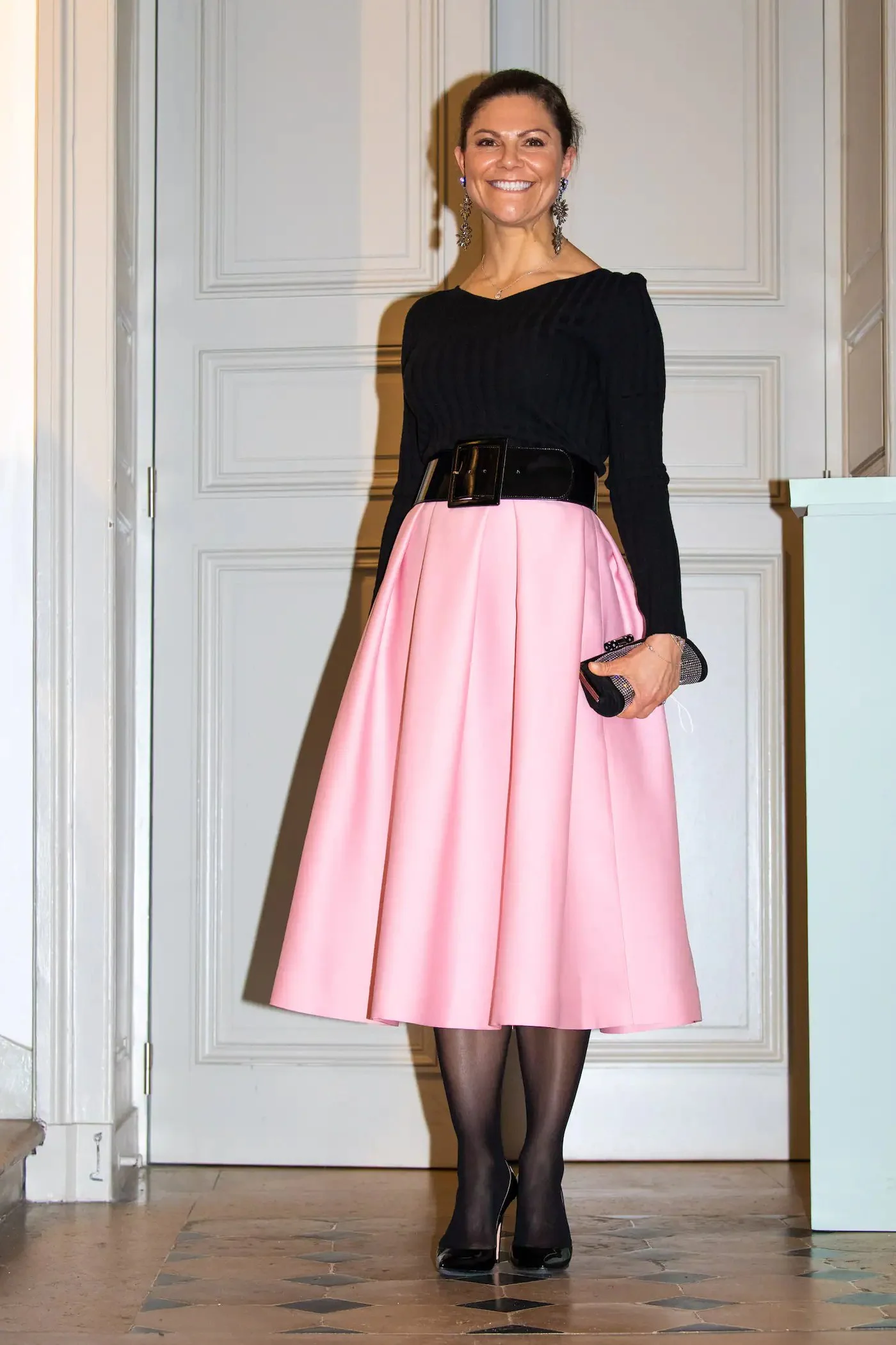 Crown Princess Victoria Attends Reception at Institut Suédois in Paris