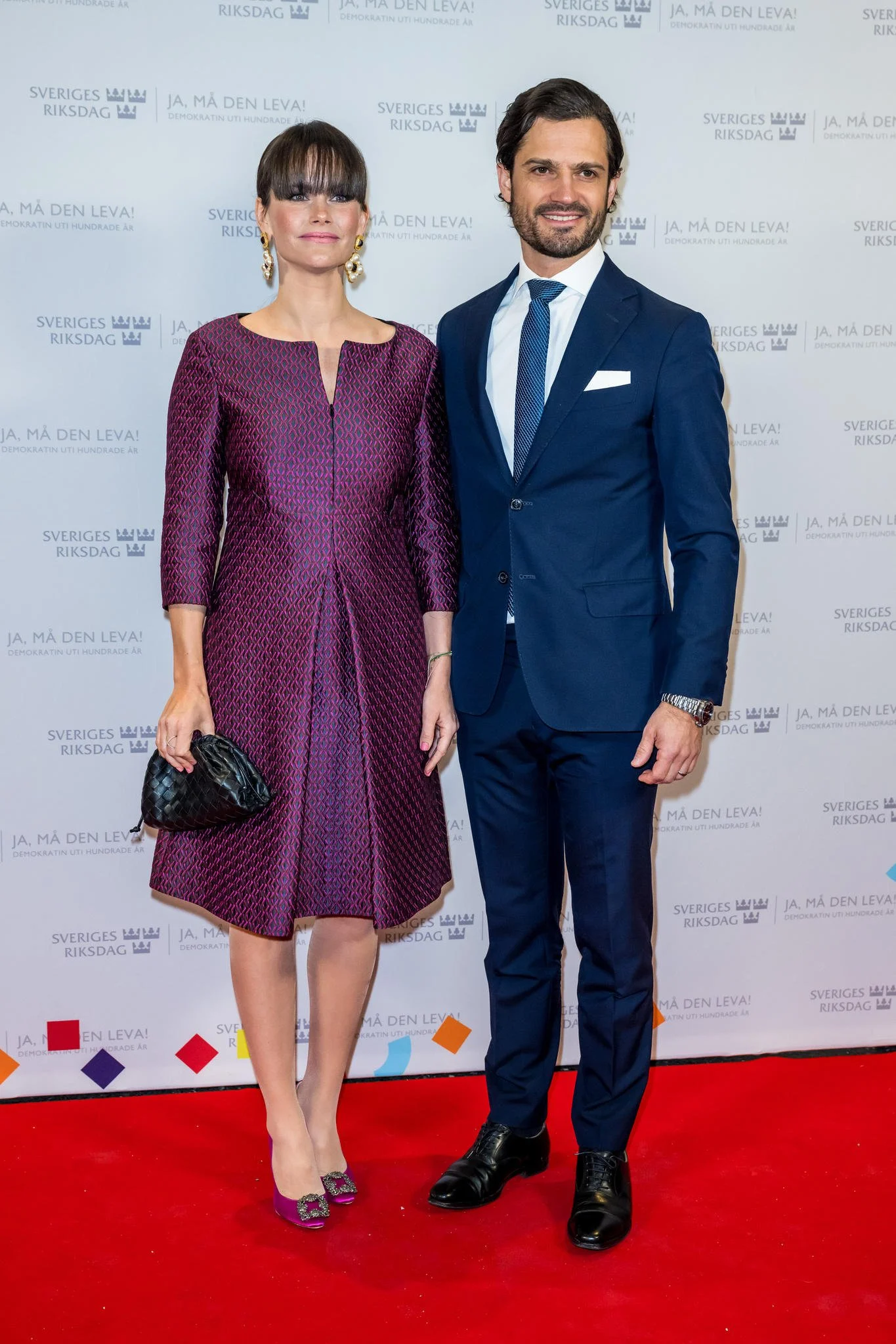 Prince Carl Philip and Princess Sofia Attend 'Celebrate Democracy - 100 Years'