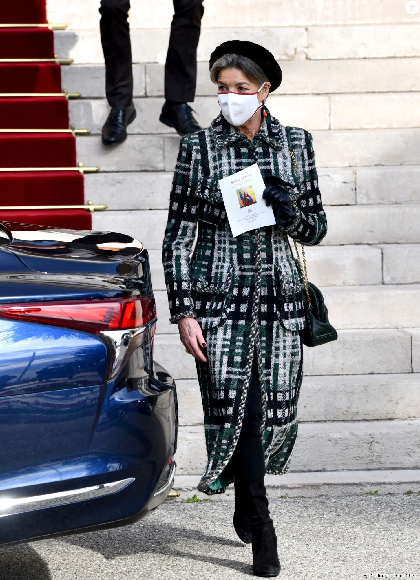 Princess Caroline Attends Sainte-Dévot Service 2022