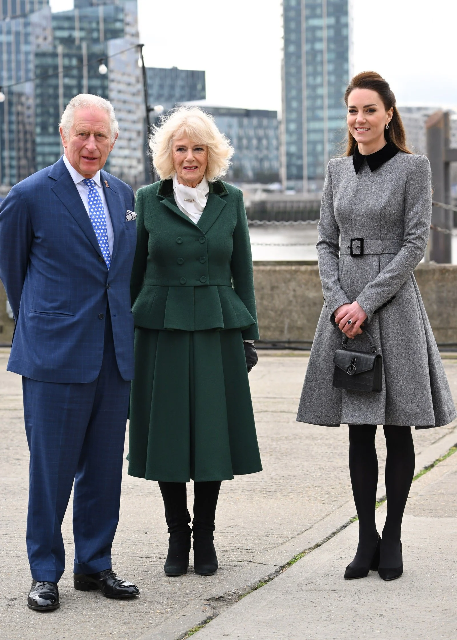 The Prince of Wales, The Duchess of Cornwall and The Duchess of Cambridge Visit Trinity Buoy Wharf