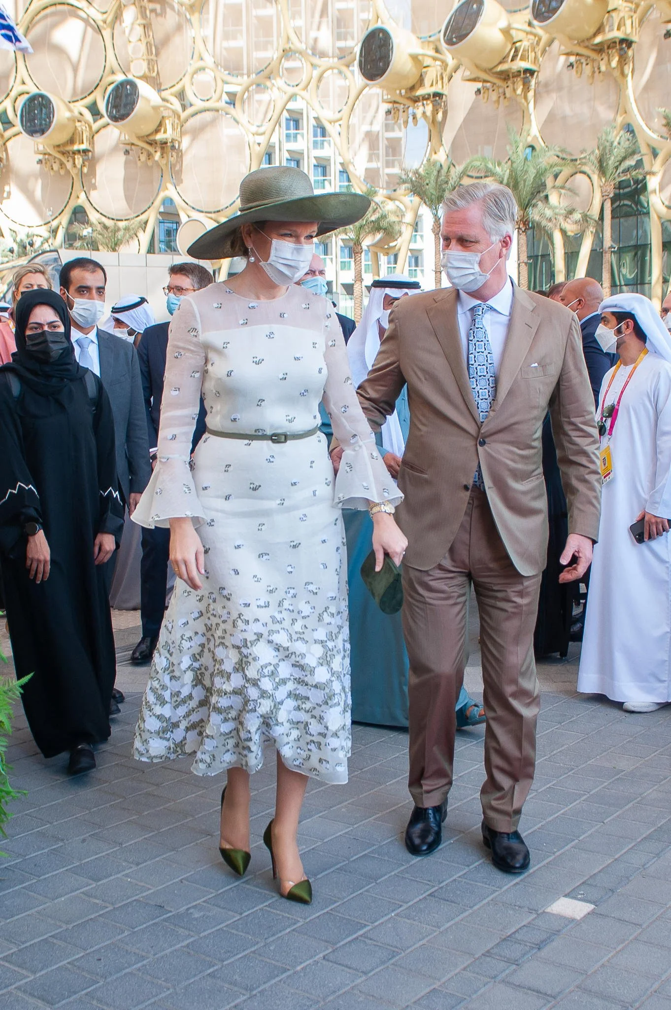 The King and Queen of the Belgians Visit  Dubai Expo 2020