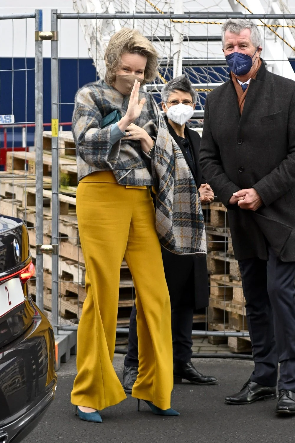 Queen Mathilde Visits Hospital Ship Global Mercy