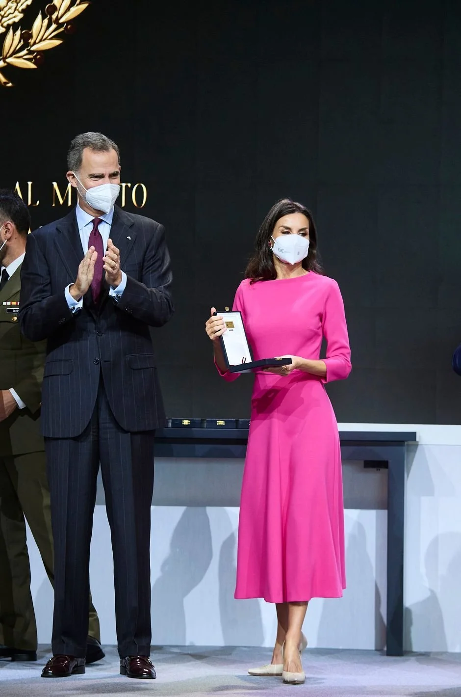 The King and Queen of Spain Deliver Gold Medals of Merit in Fine Arts 2020 in Pamplona