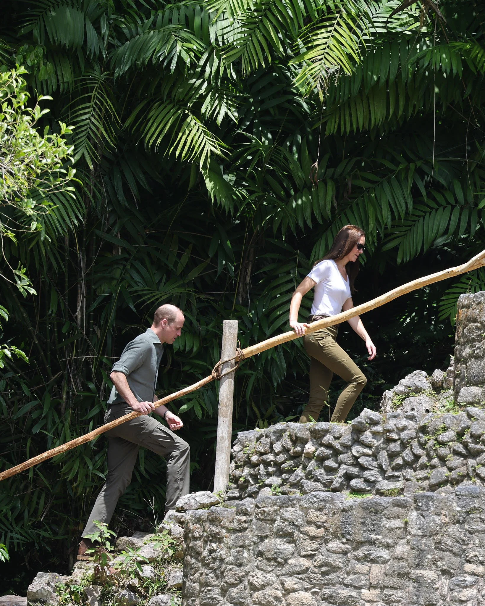 The Duke and Duchess of Cambridge Visit Mayan Archaeologocal Site, Caracol