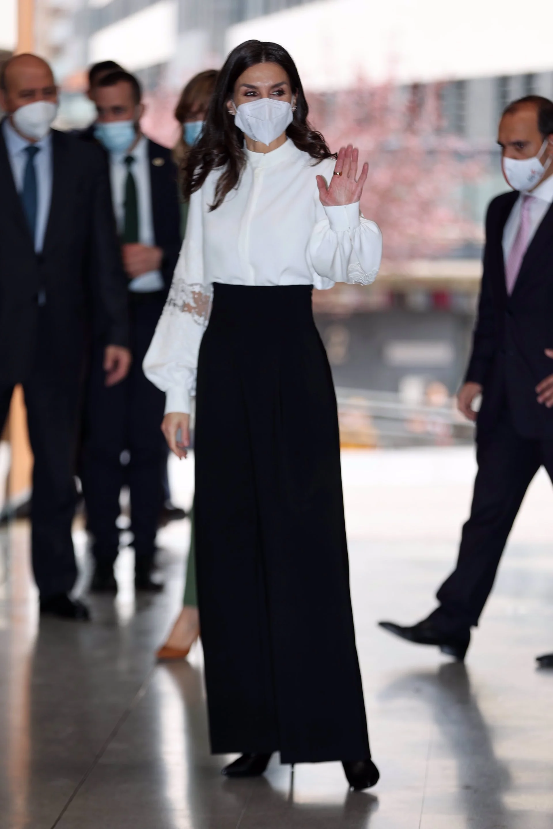 Queen Letizia Attends Princesa de Girona Foundation Awards 2022 Announcement Event