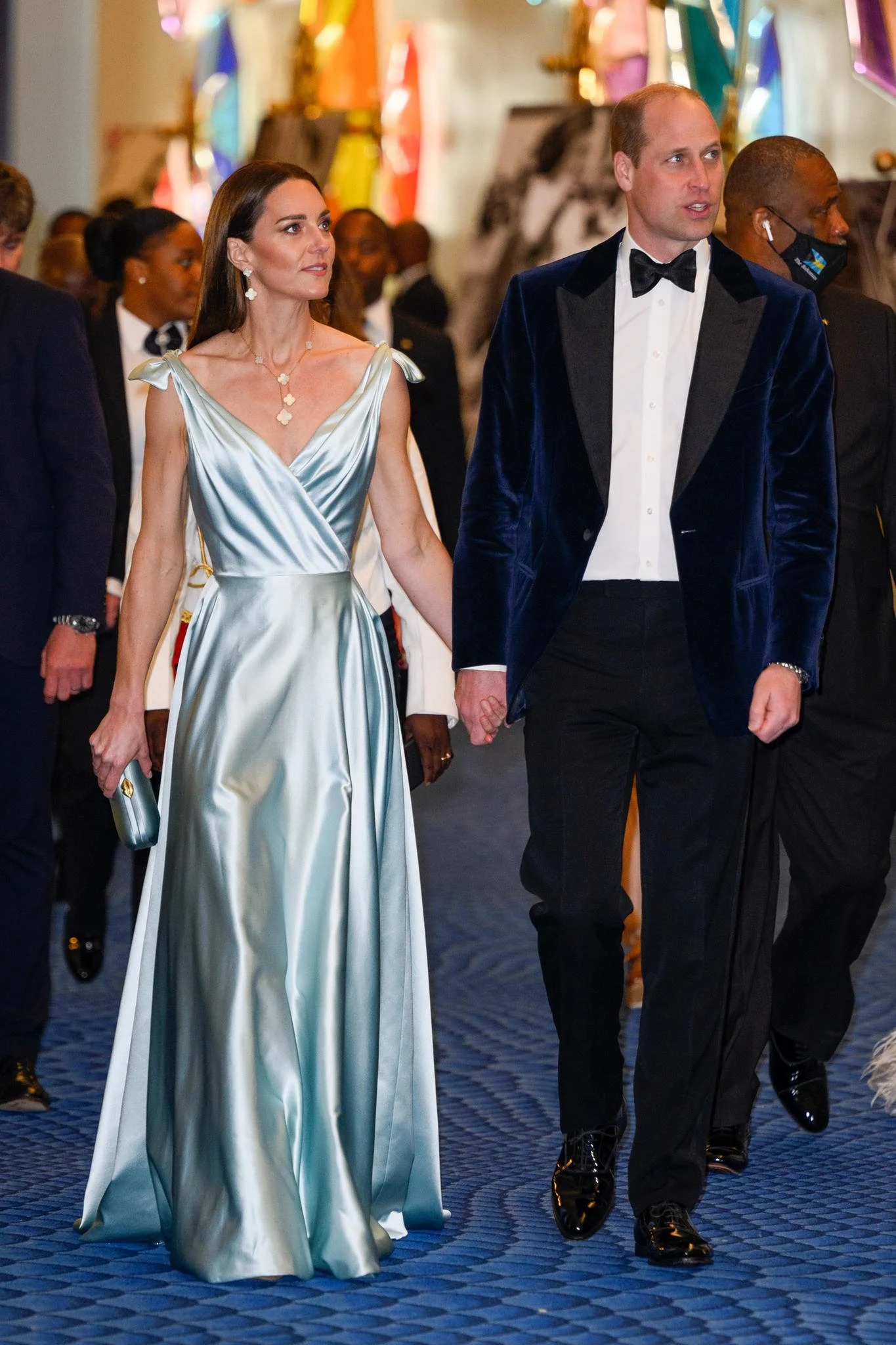 The Duke and Duchess of Cambridge Attend Reception Hosted by Governor General of Bahamas