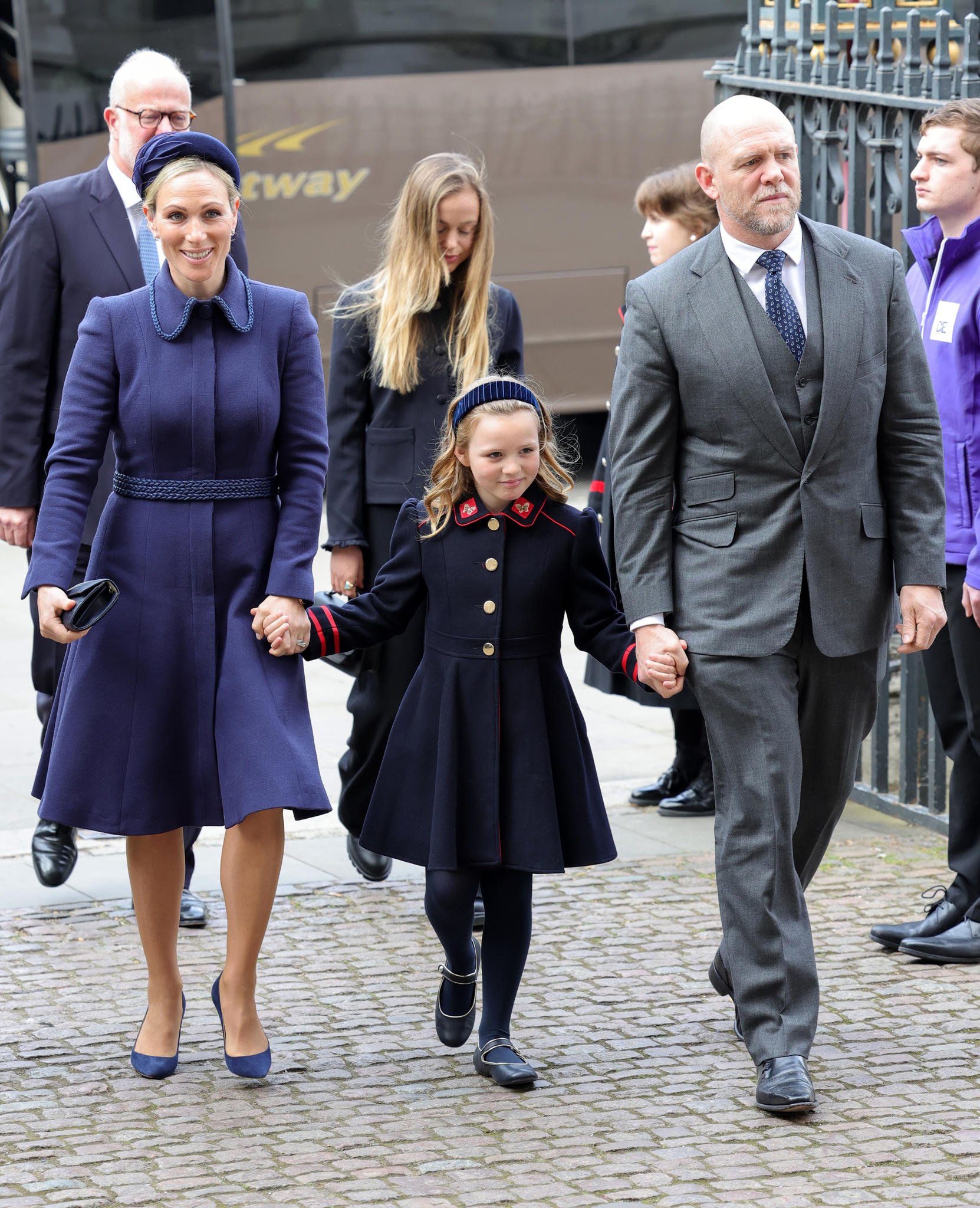 Zara Tindall Attends Memorial Service for the Duke of Edinburgh