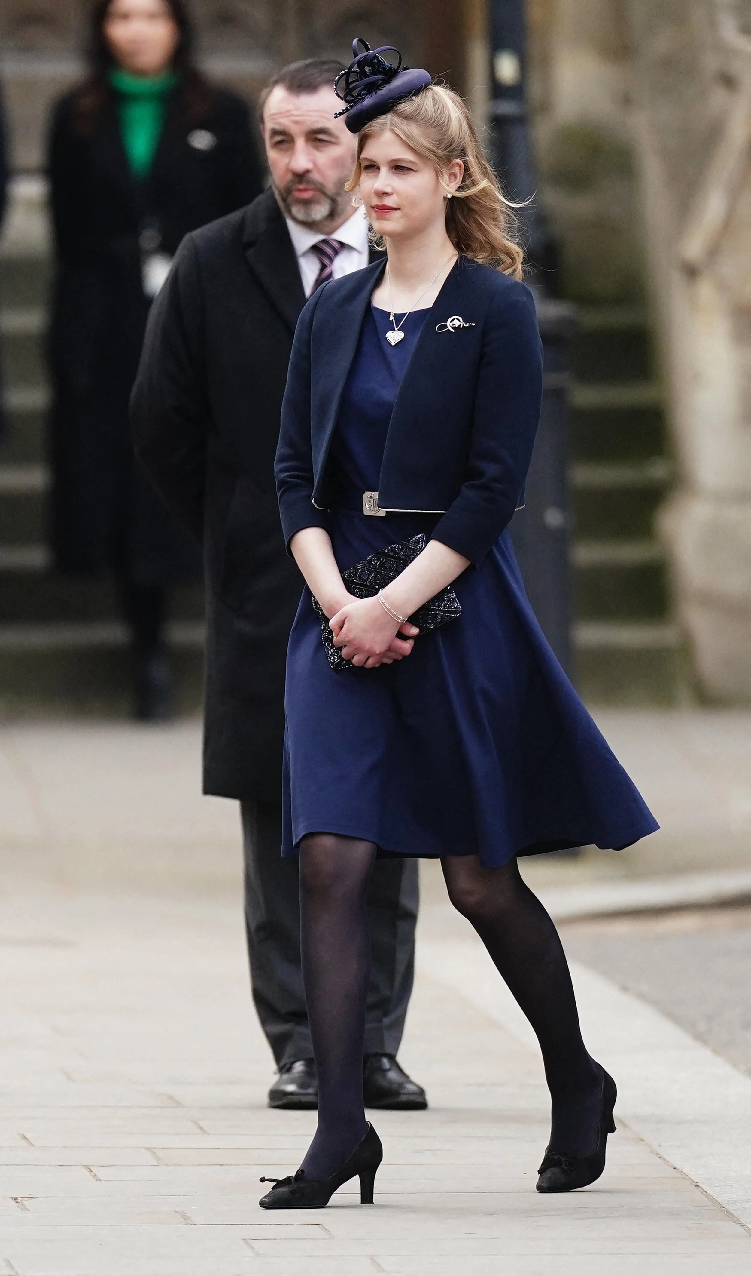 Lady Louise Windsor Attends Memorial Service for the Duke of Edinburgh