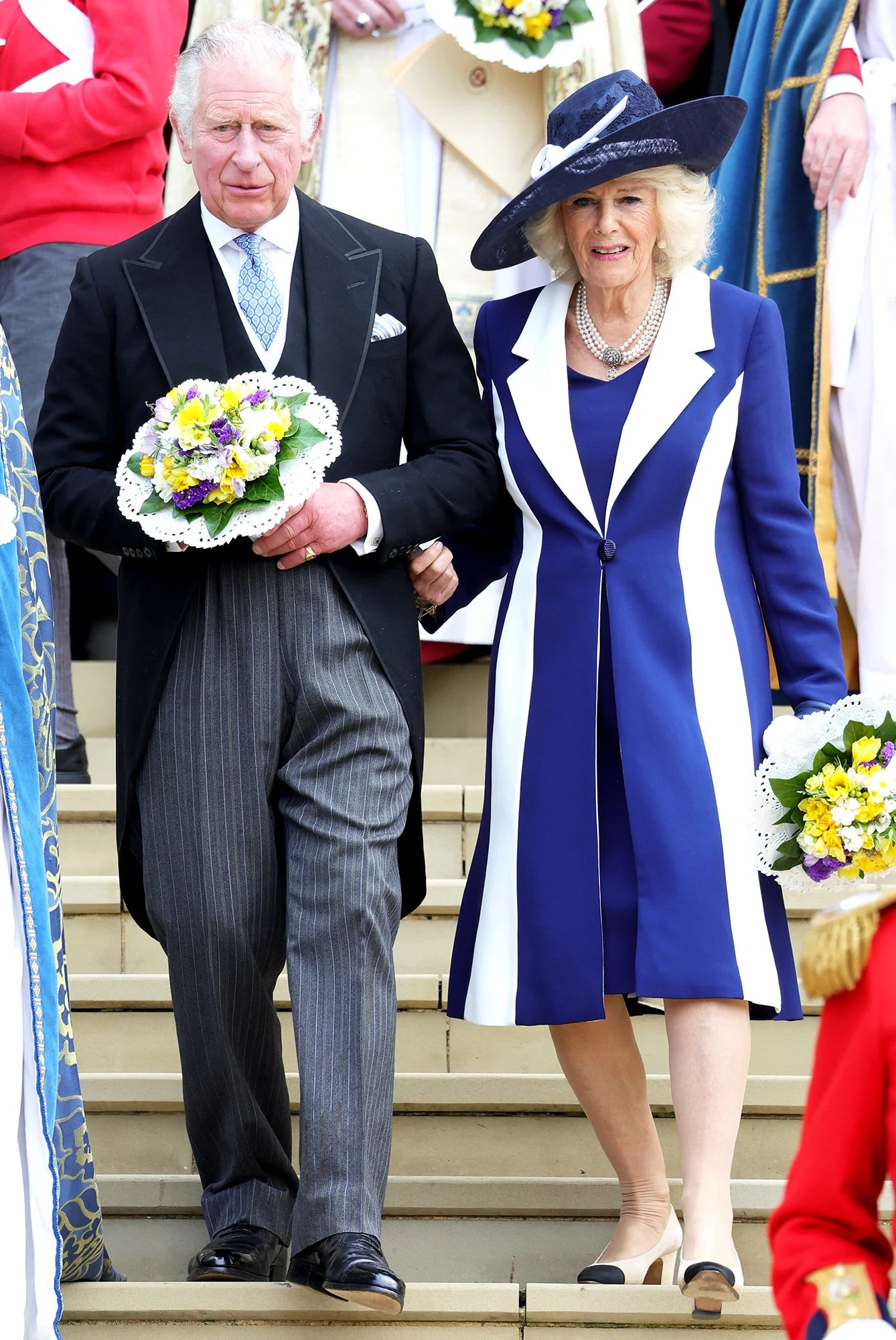 The Prince of Wales and the Duchess of Cornwall Attend Royal Maundy Service 2022