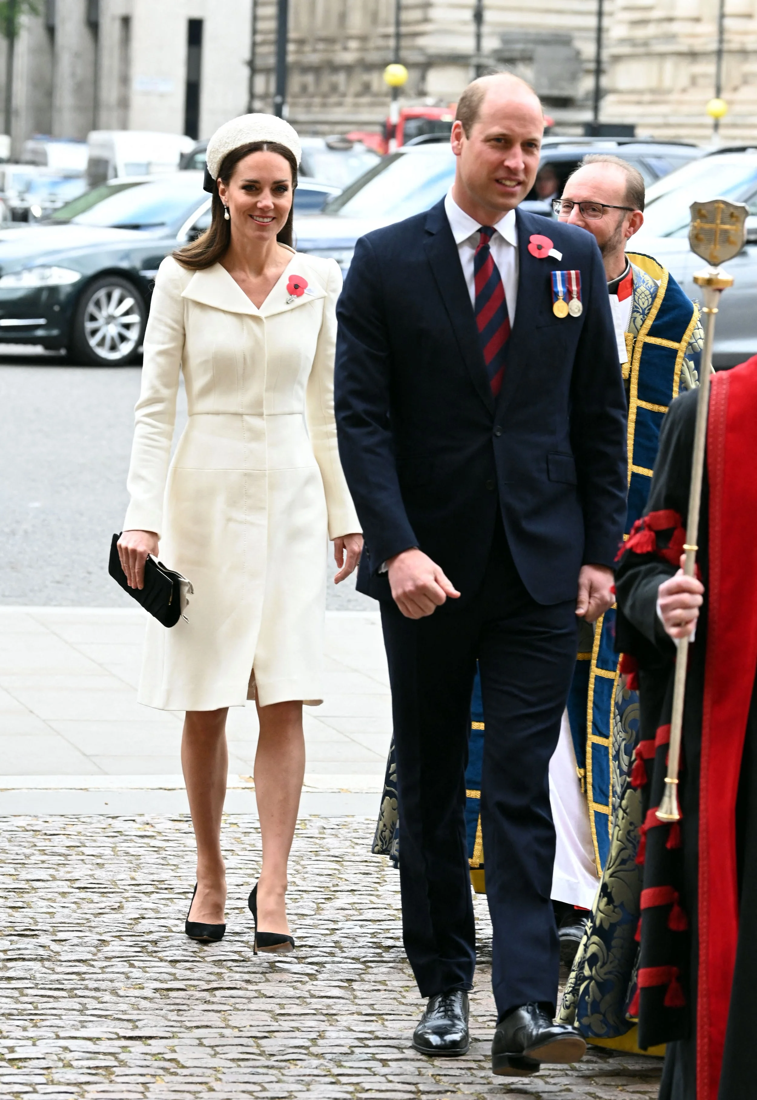 The Duke and Duchess of Cambridge Attend ANZAC Day Service 2022