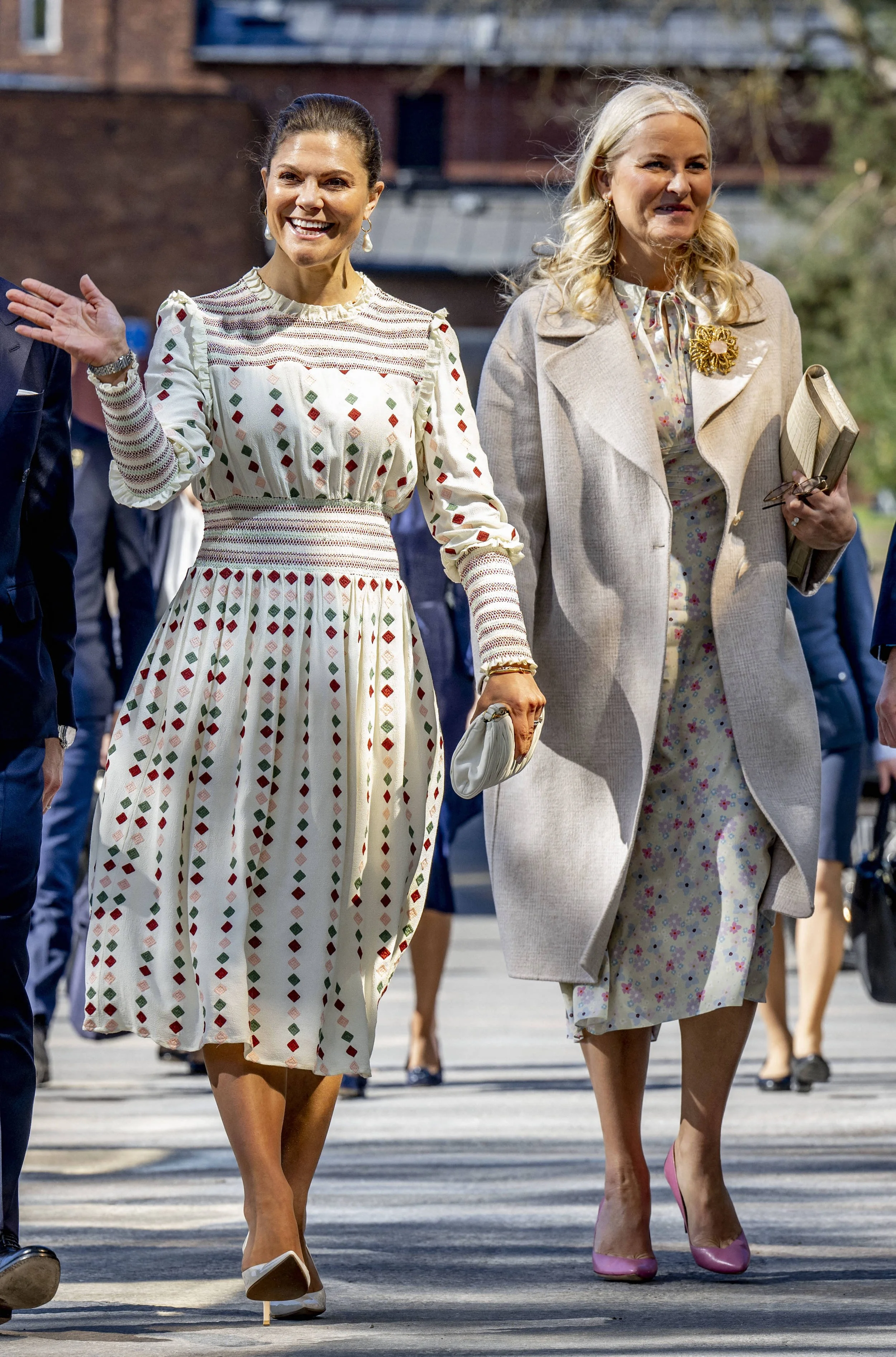 The Crown Prince Couple of Norway Visit Sweden