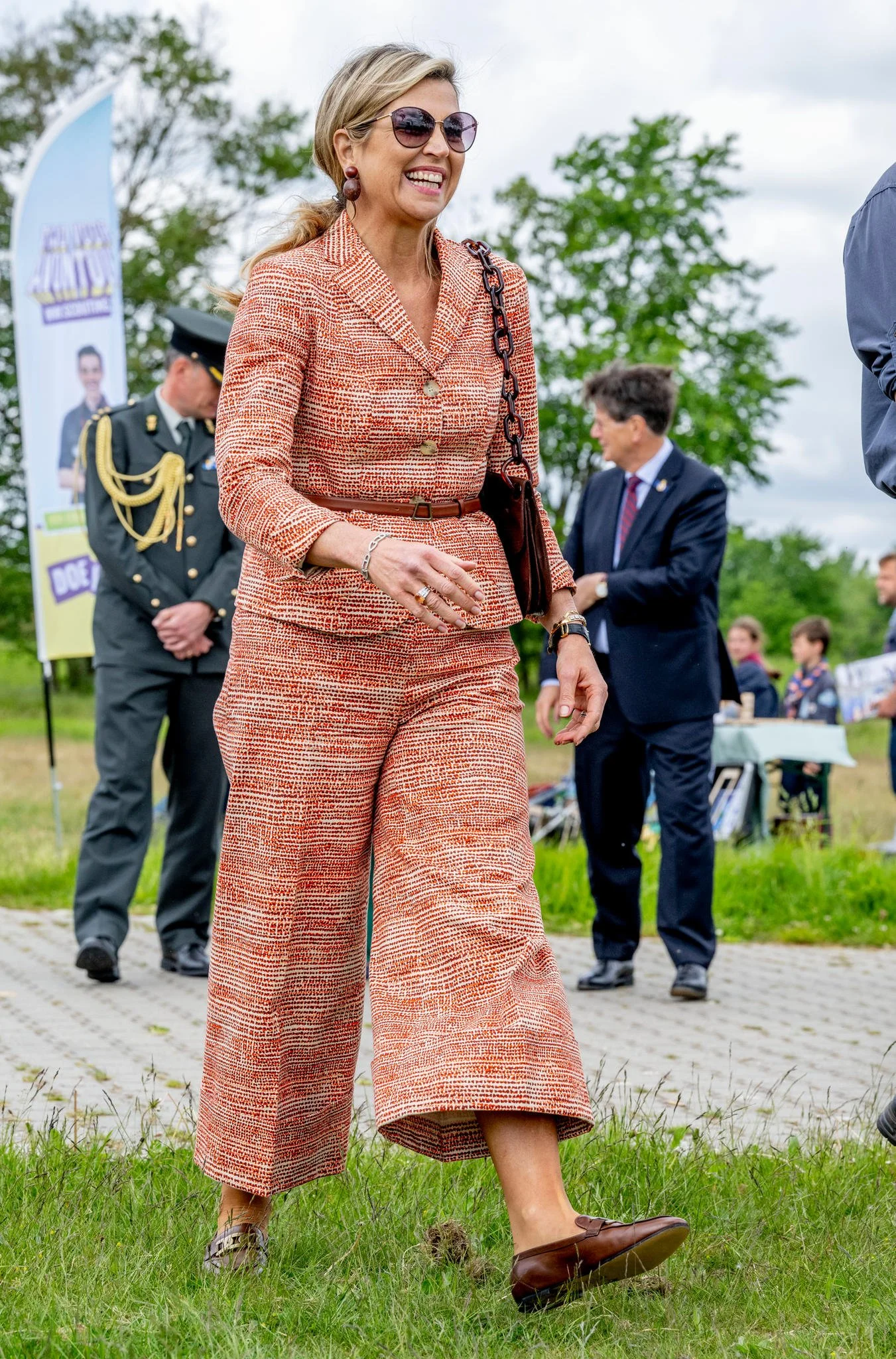 Queen Maxima Visits Scouting Estate in Zeewolde