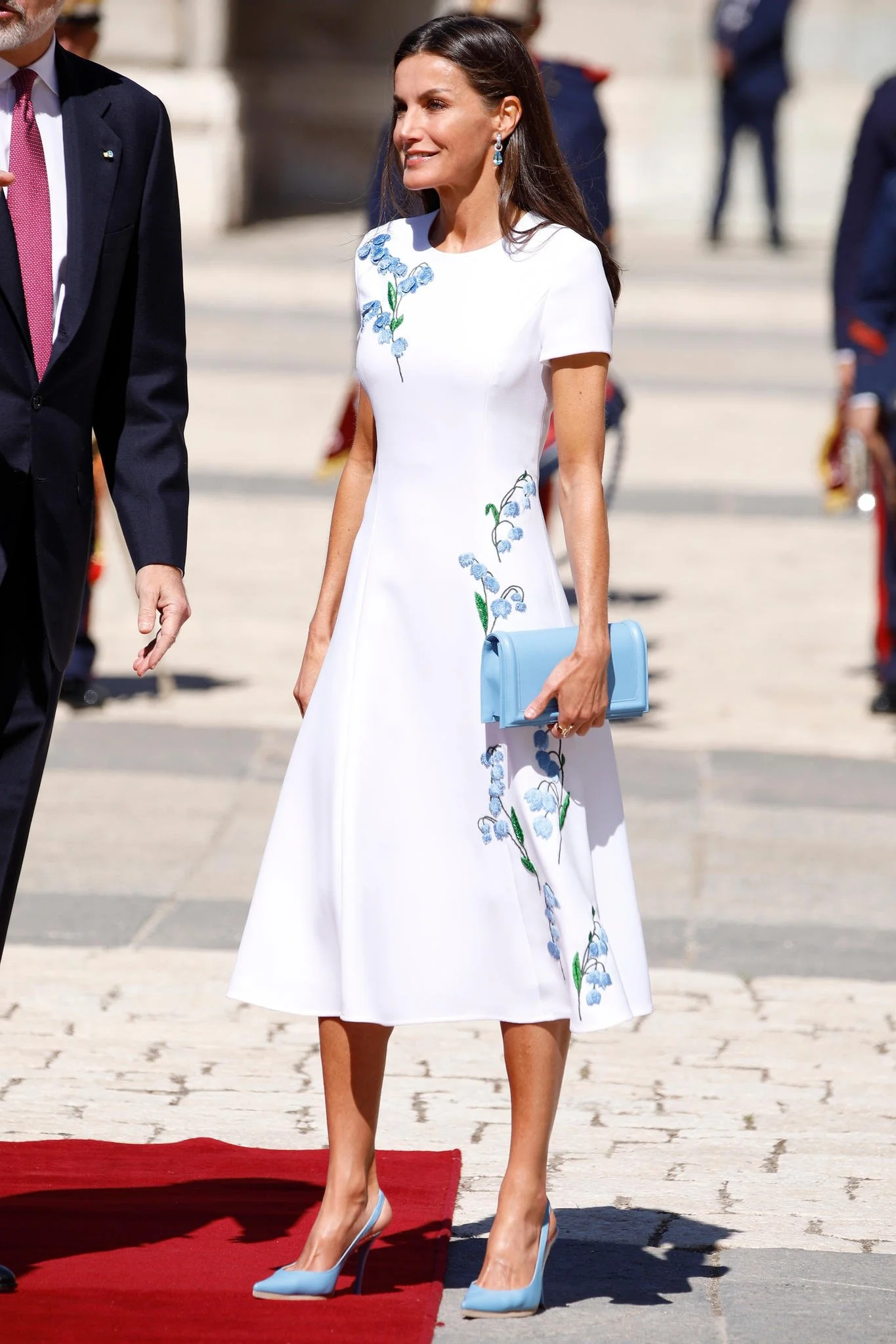 The King and Queen of Spain Welcome the Emir of Qatar and Sheikha Jawaher for State Visit
