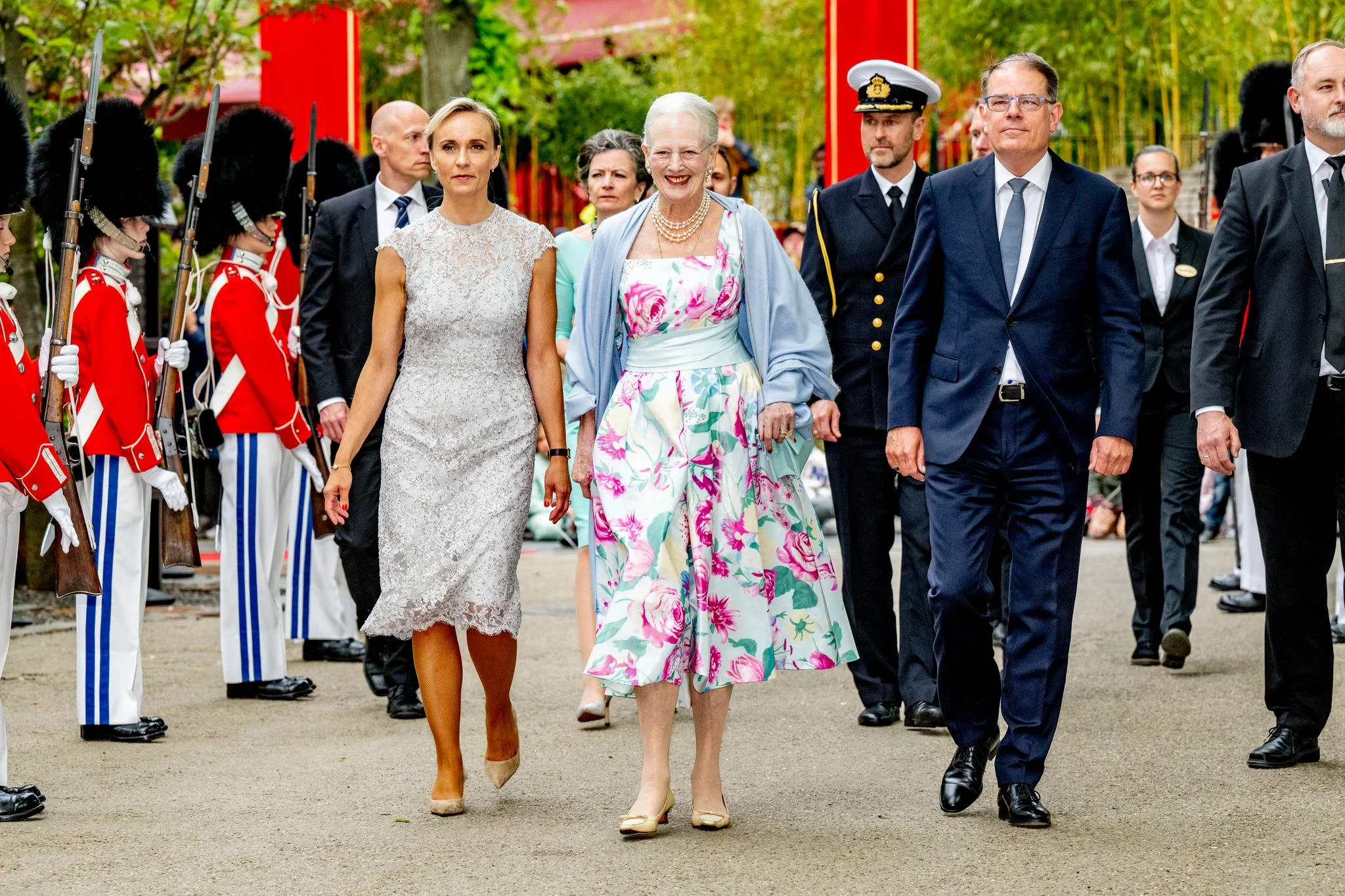Queen Margrethe II Attends Ballet Celebrating Her Golden Jubilee in Tivoli