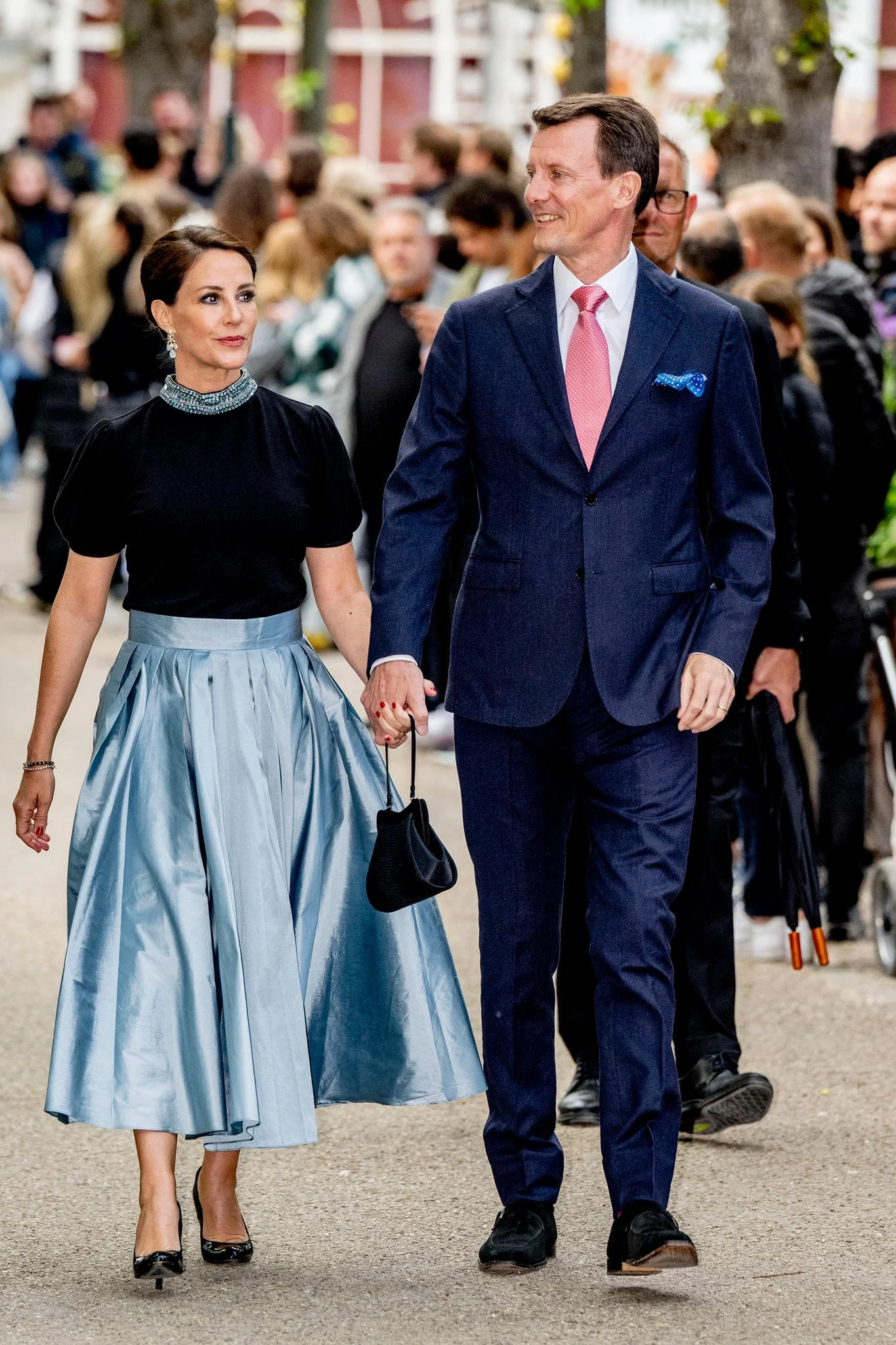 Princess Marie Attends Ballet Celebrating Queen Margrethe II's Golden Jubilee in Tivoli