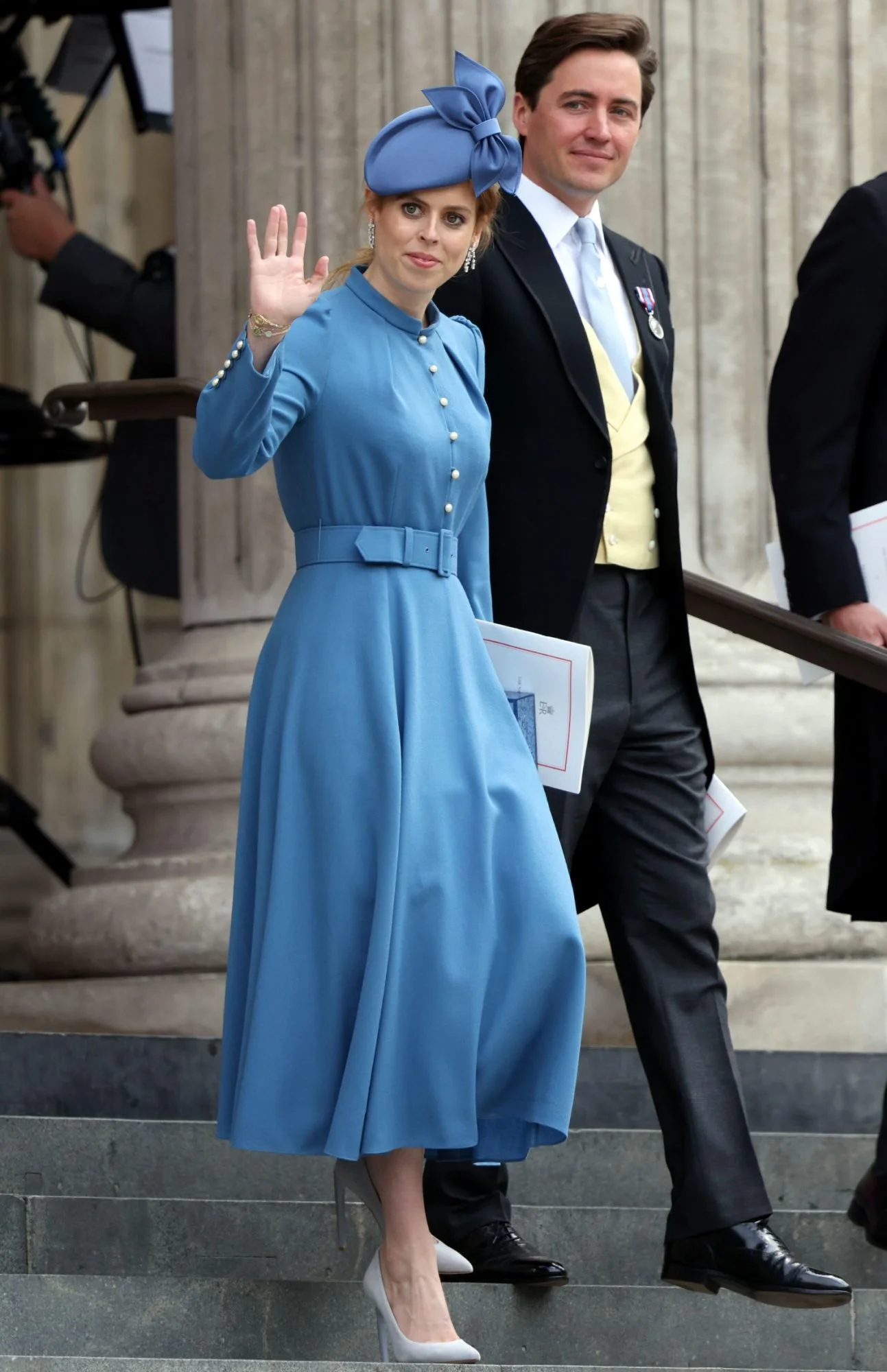 Princess Beatrice Attends National Service of Thanksgiving for Queen Elizabeth II's Platinum Jubilee
