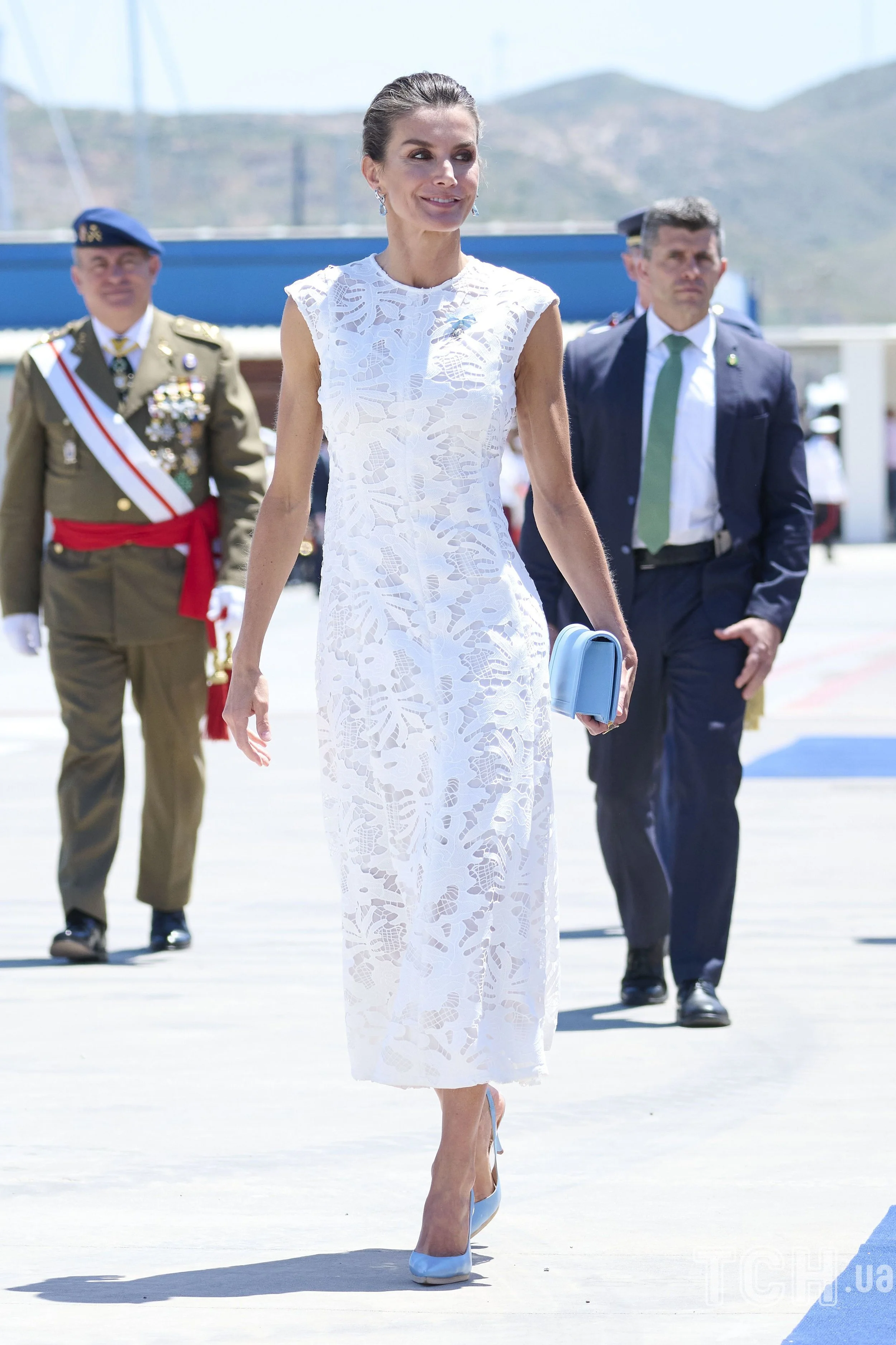 Queen Letizia Delivers the National Flag to the Special Naval War Force in Cartagena