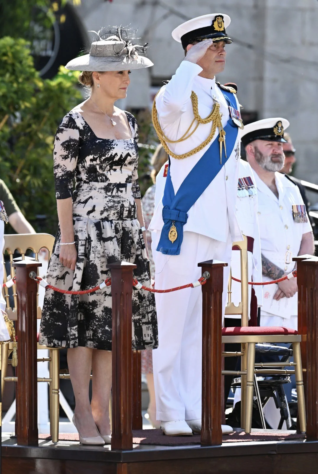 The Earl and Countess of Wessex Attend Royal Gibraltar Regiment Military Parade