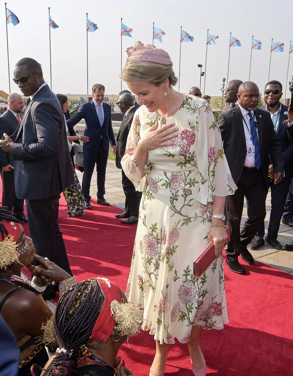 The King and Queen of the Belgians Arrive in the Democratic Republic of the Congo for State Visit