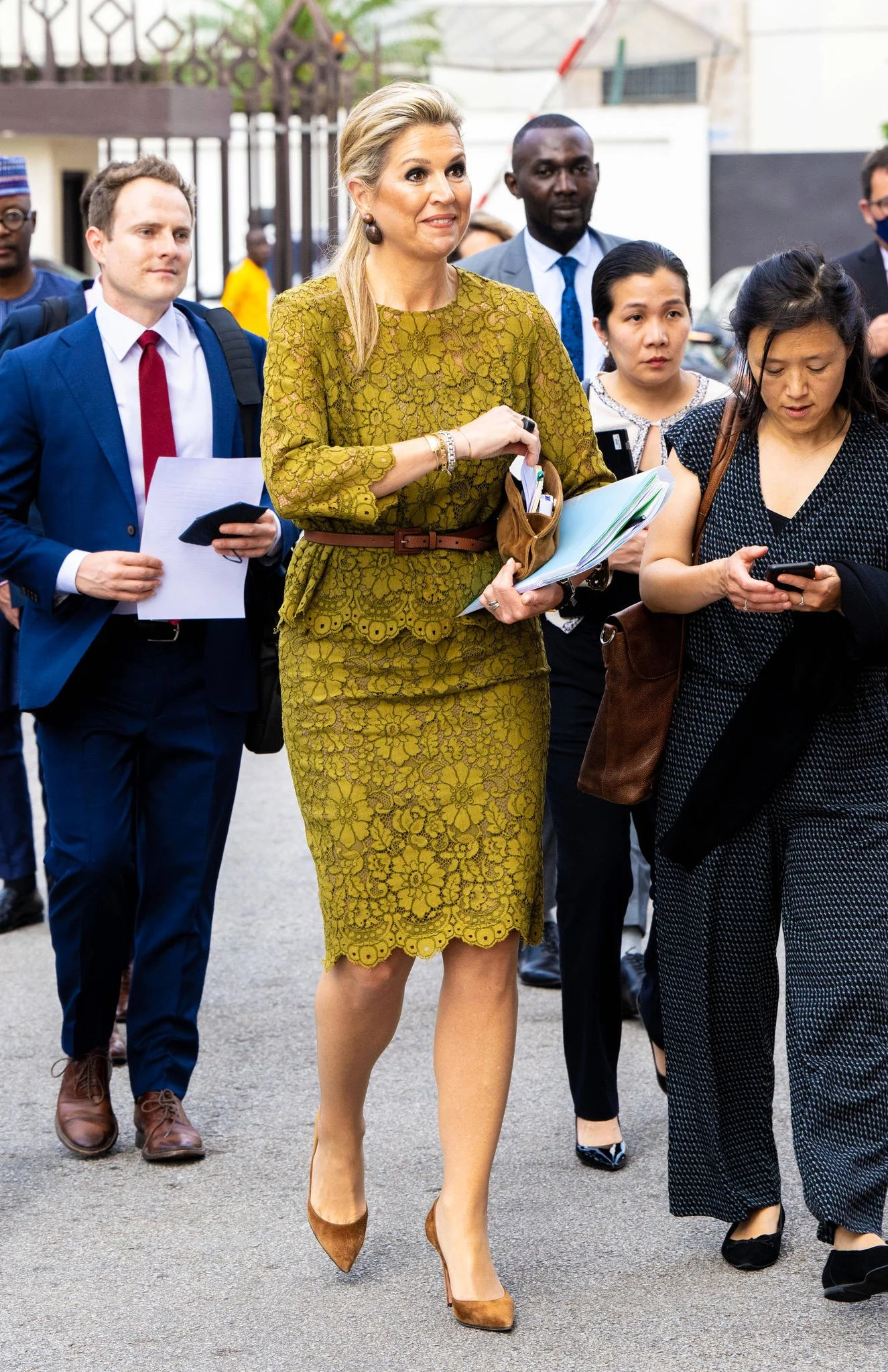 Queen Maxima Meets with the Vice-President of Ivory Coast