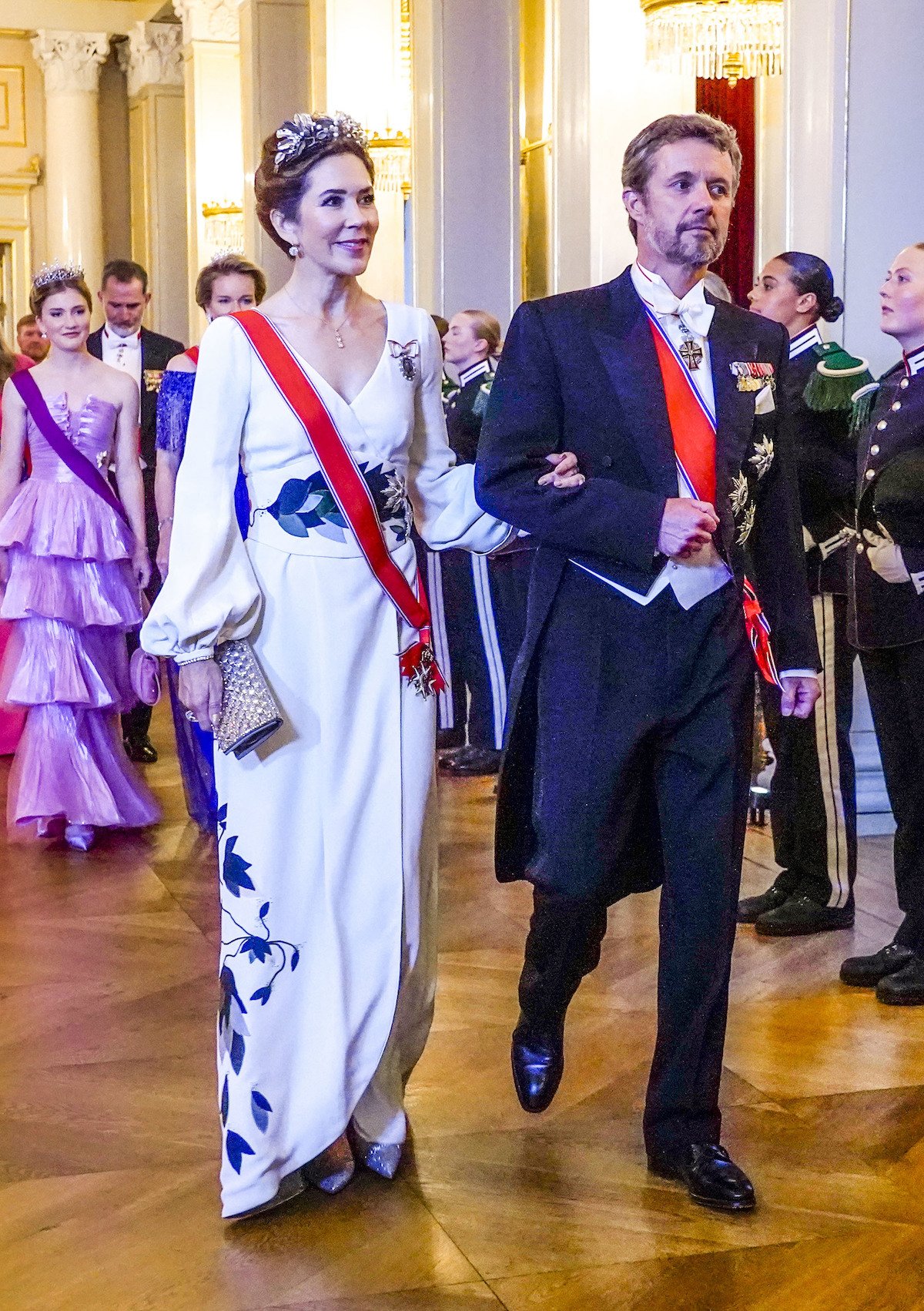The Crown Prince and Crown Princess of Denmark Attend Princess Ingrid Alexandra's 18th Birthday Gala Dinner