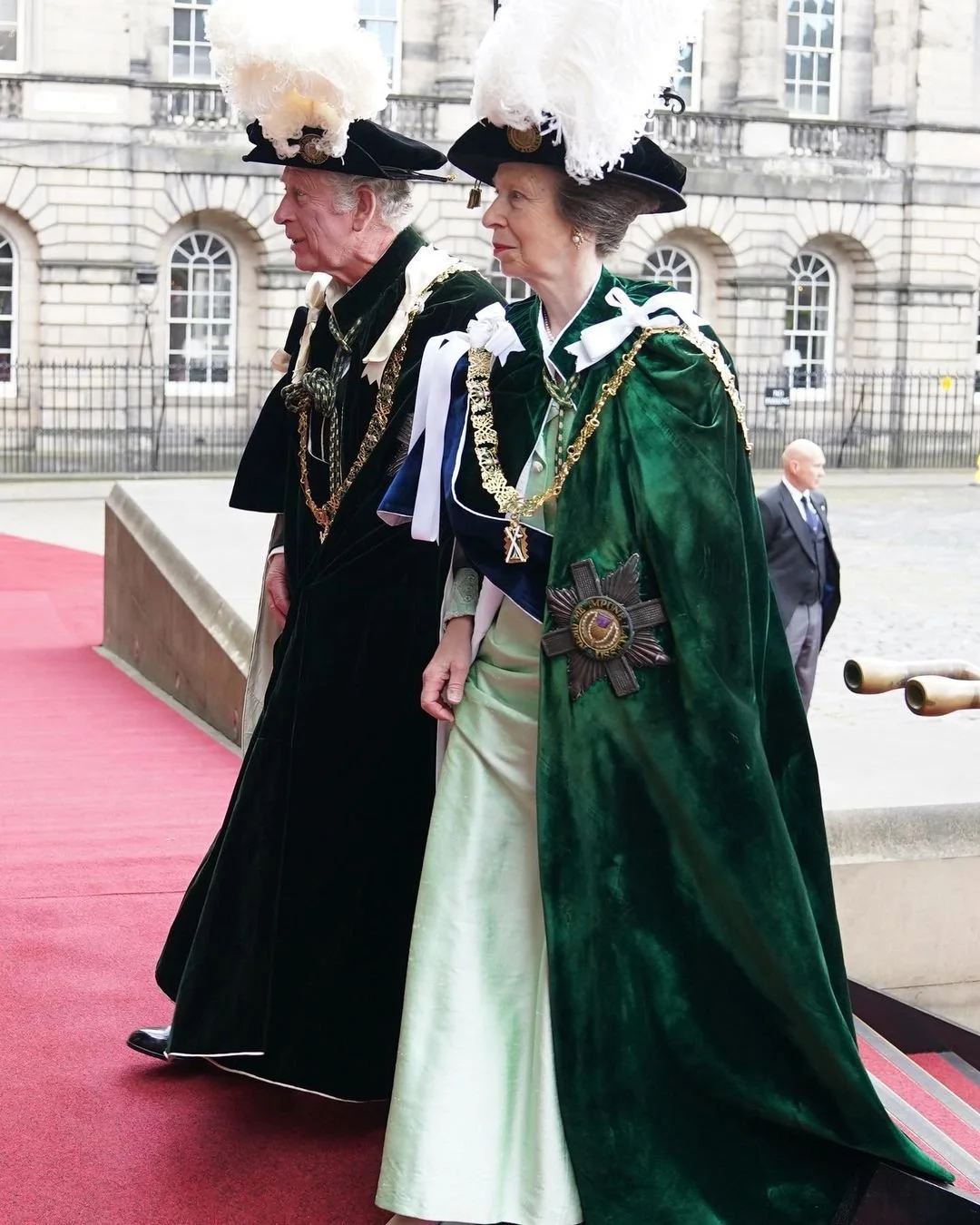 The Princess Royal Attends the Order of the Thistle Service in Edinburgh