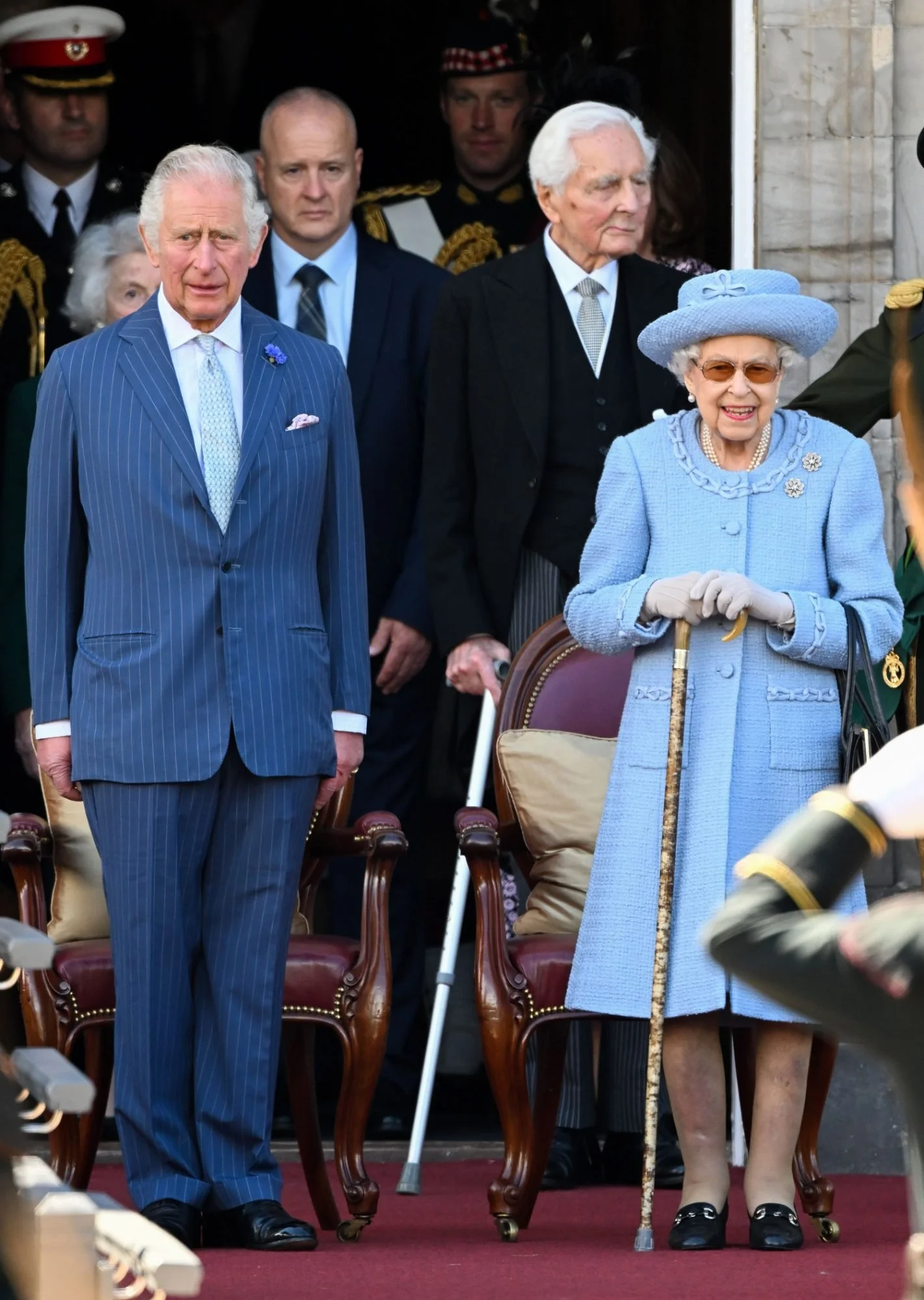 Queen Elizabeth II Attends The Queen's Body Guard For Scotland Reddendo Parade