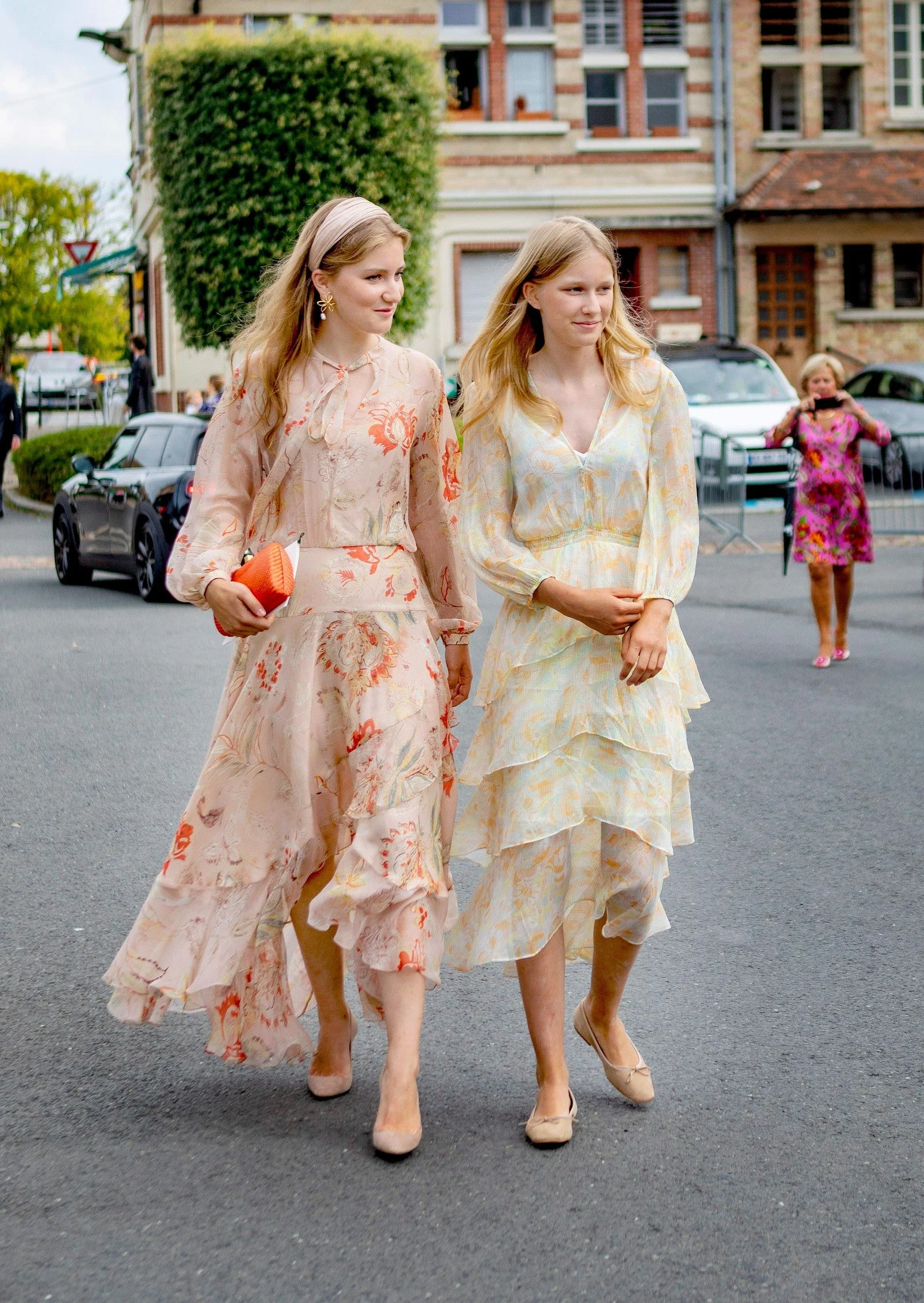 Princess Elisabeth and Princess Eleonore Attend Wedding of the Count d'Udekem d'Acoz