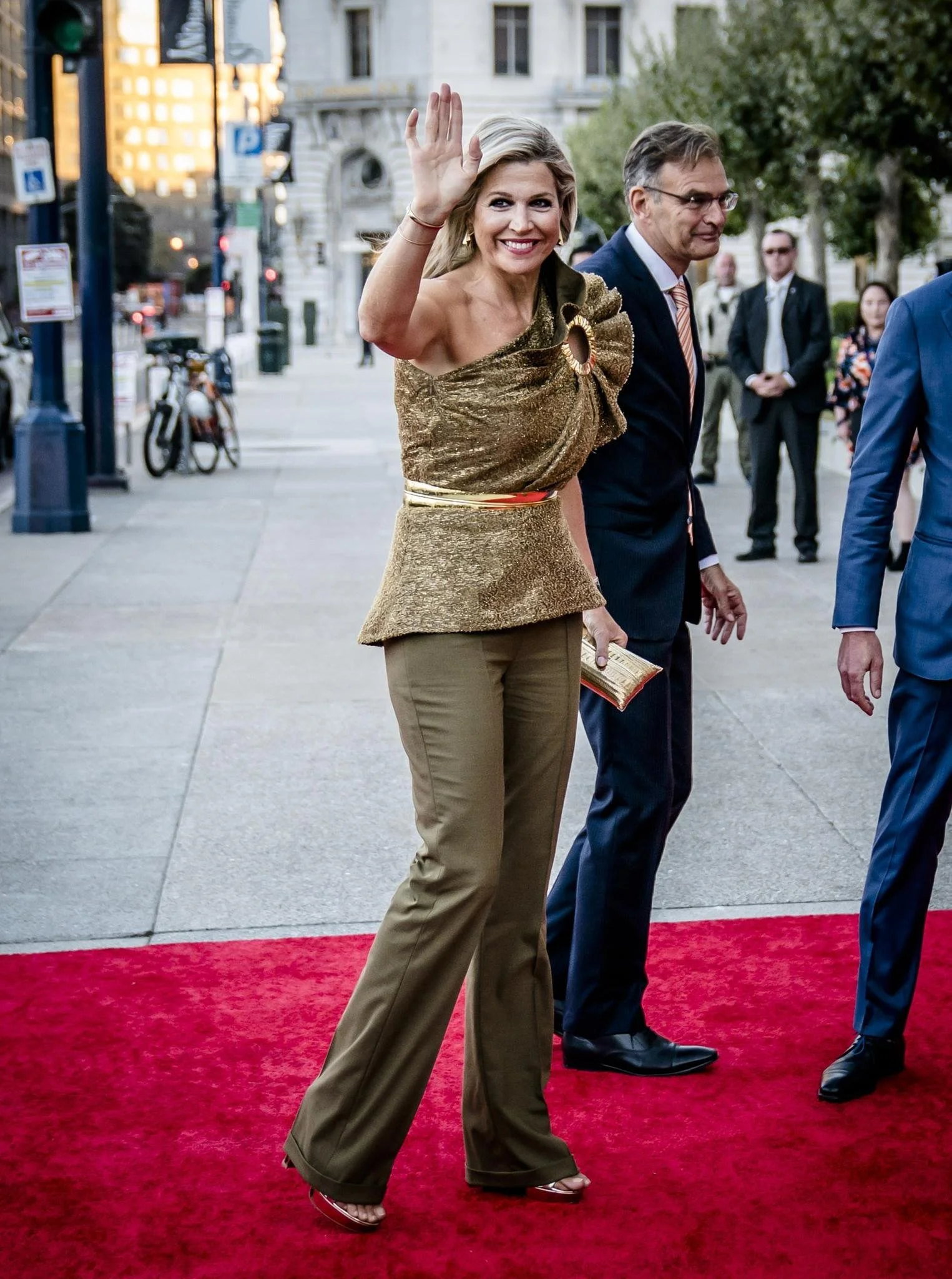 Queen Maxima Attends Network Meeting at San Francisco City Hall