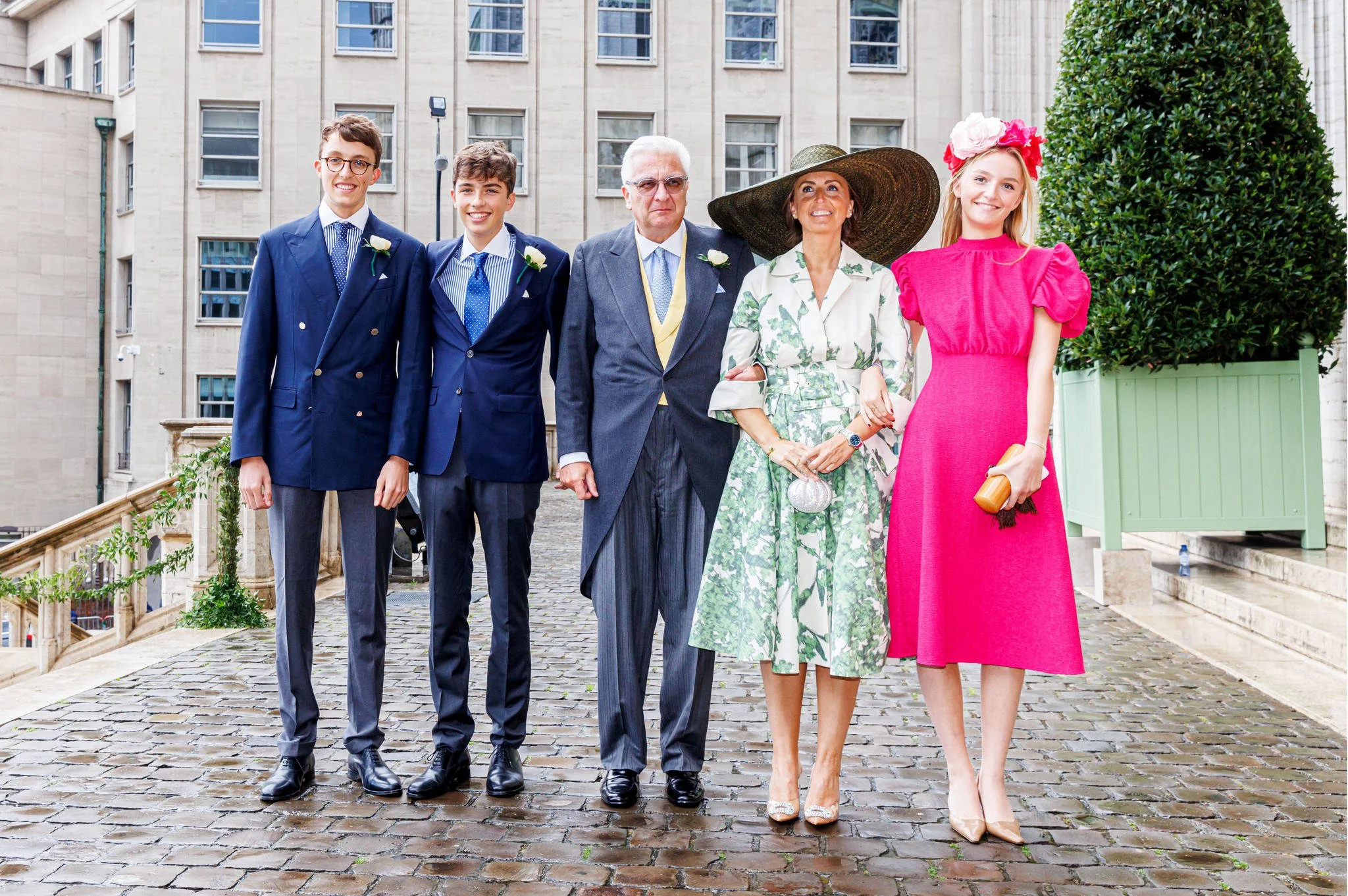 Princess Claire Attends Wedding of Princess Maria Laura