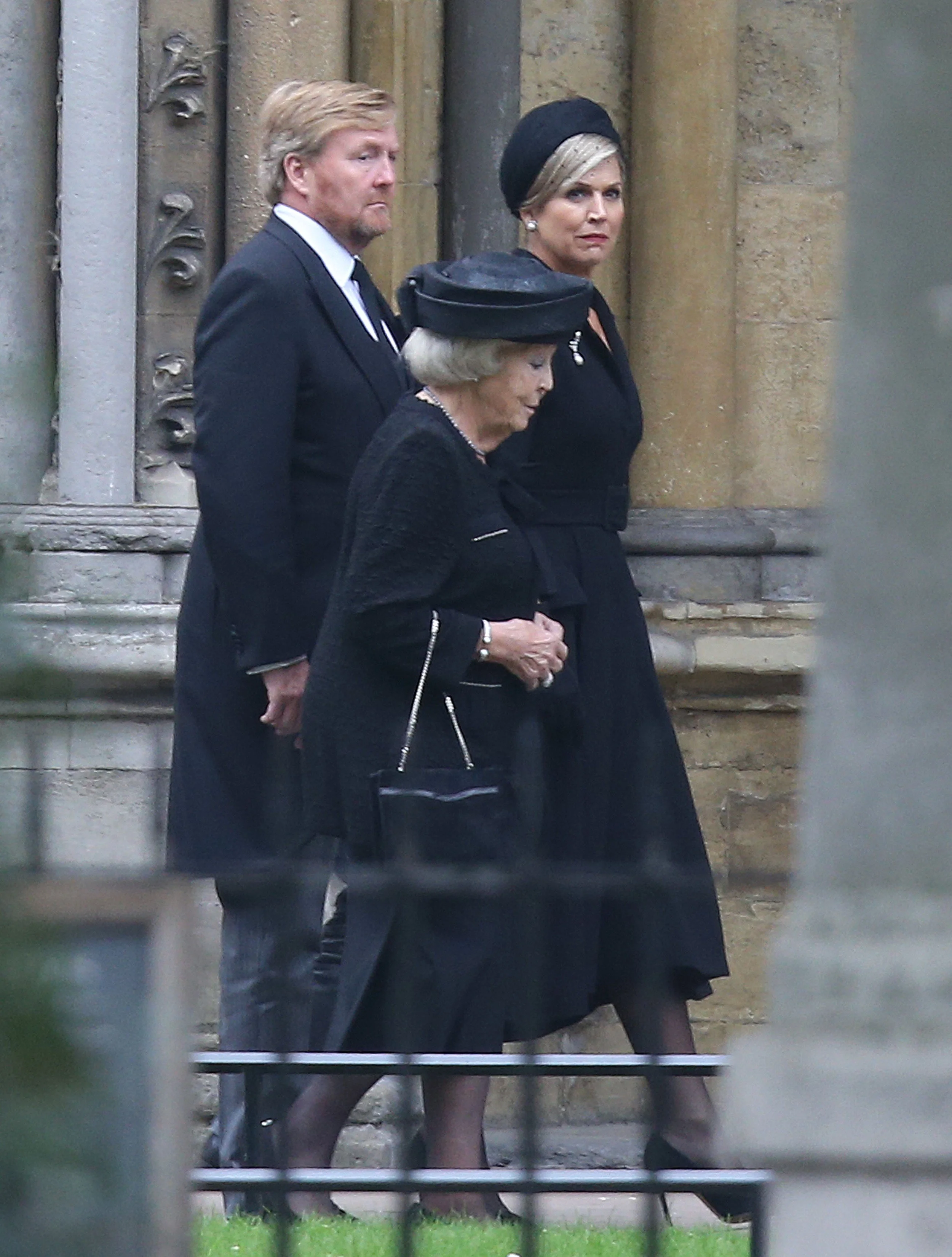 The King and Queen of the Netherlands and Princess Beatrix Attend The State Funeral of Queen Elizabeth II