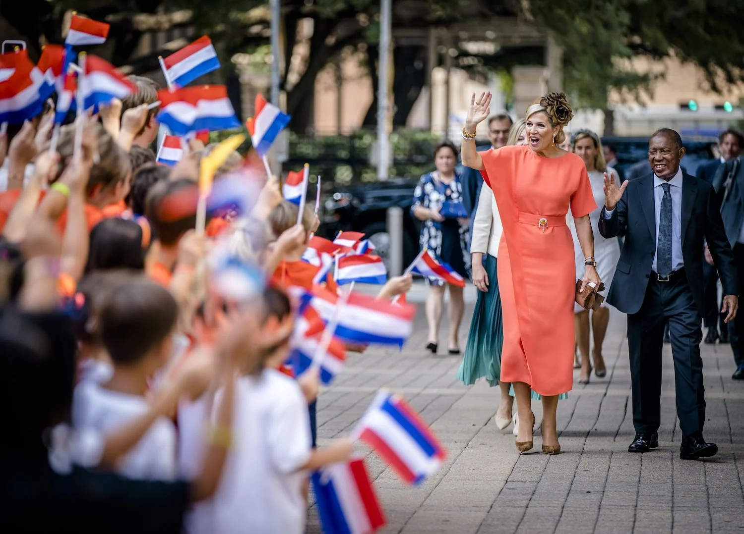 Queen Maxima Visits Houston
