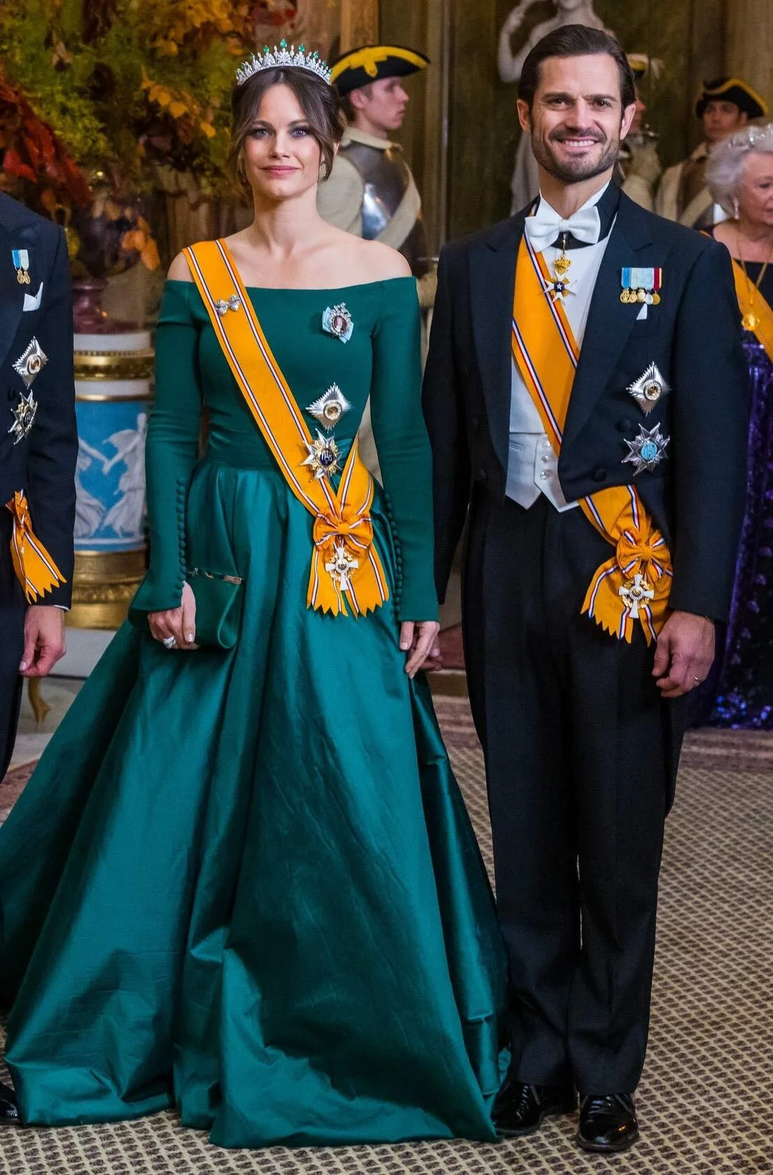 Princess Sofia Attends State Banquet Hosted in Honour of the King and Queen of the Netherlands