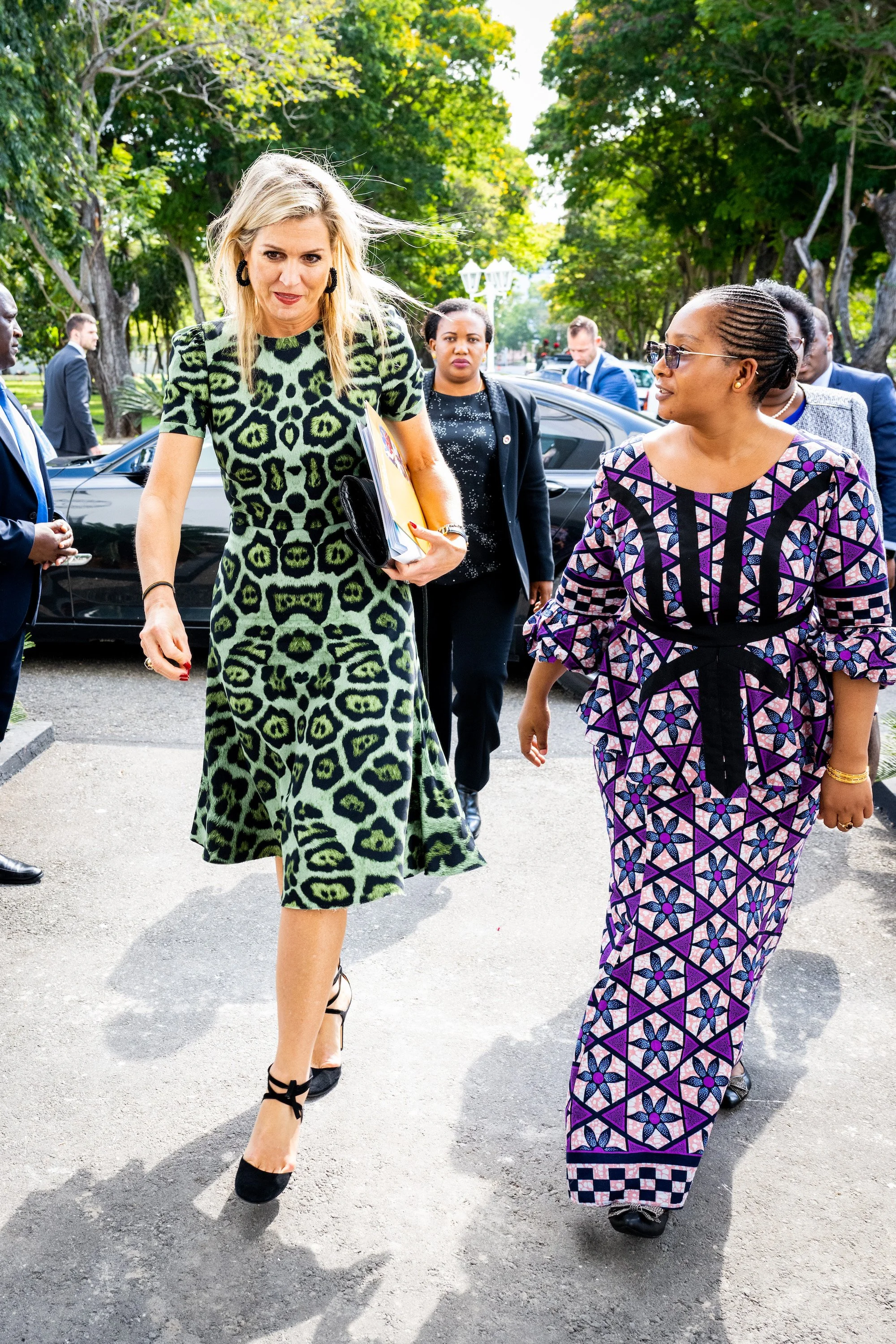 Queen Maxima Meets with President Samia Suluhu Hassan of Tanzania