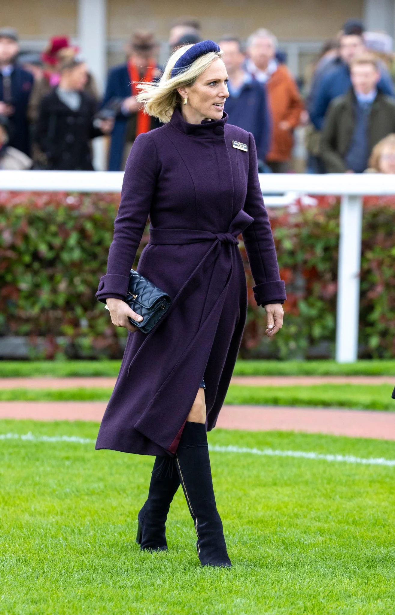 Zara Tindall Attends The Showcase Meeting at Cheltenham Race Course