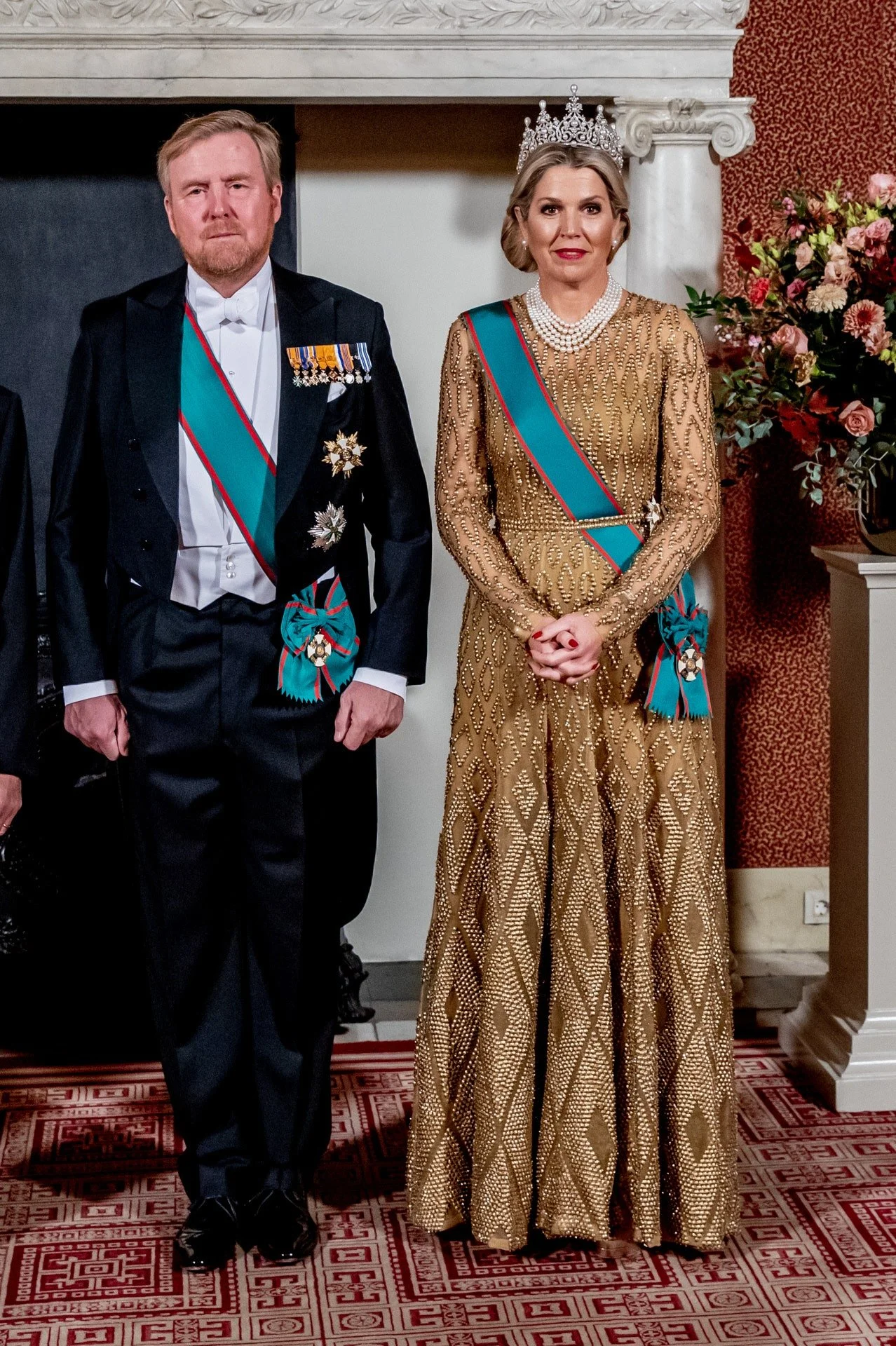 The King and Queen of the Netherlands Host State Banquet for the President of Italy